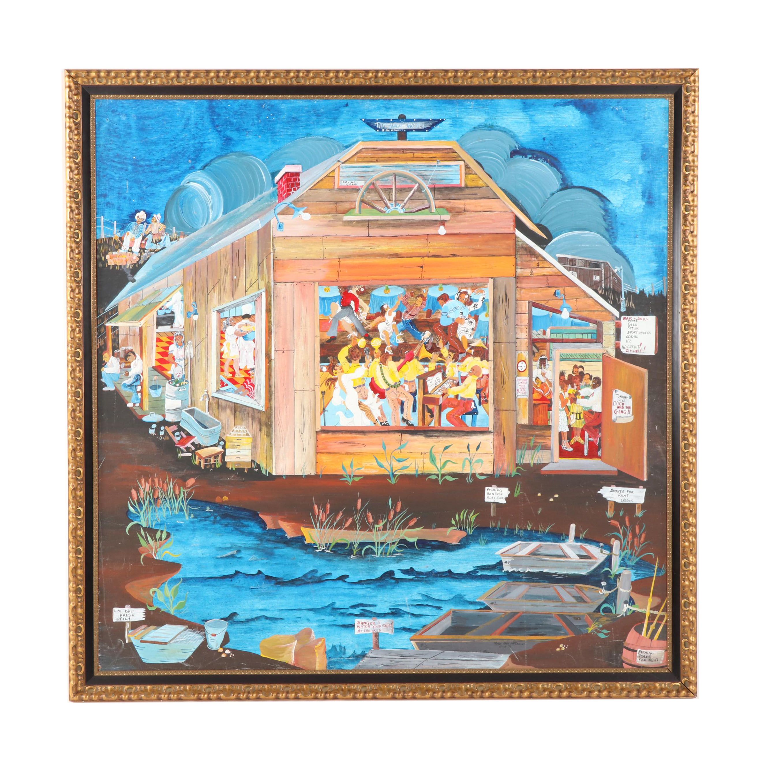 Ruth Mae McCrane Acrylic Painting