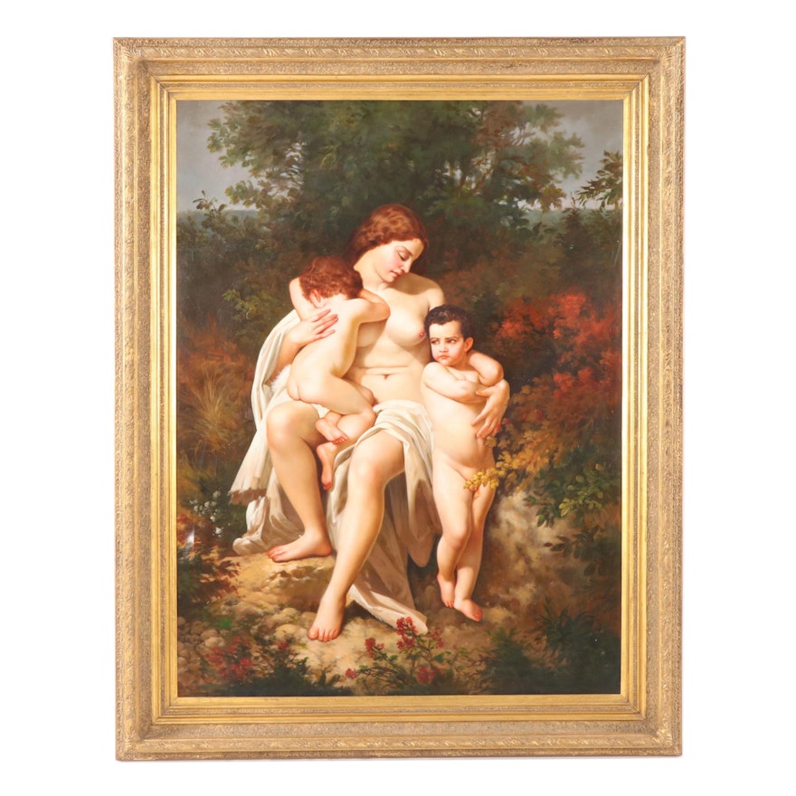 Copy Oil Painting after William Adolphe Bouguereau "Cain and Abel"