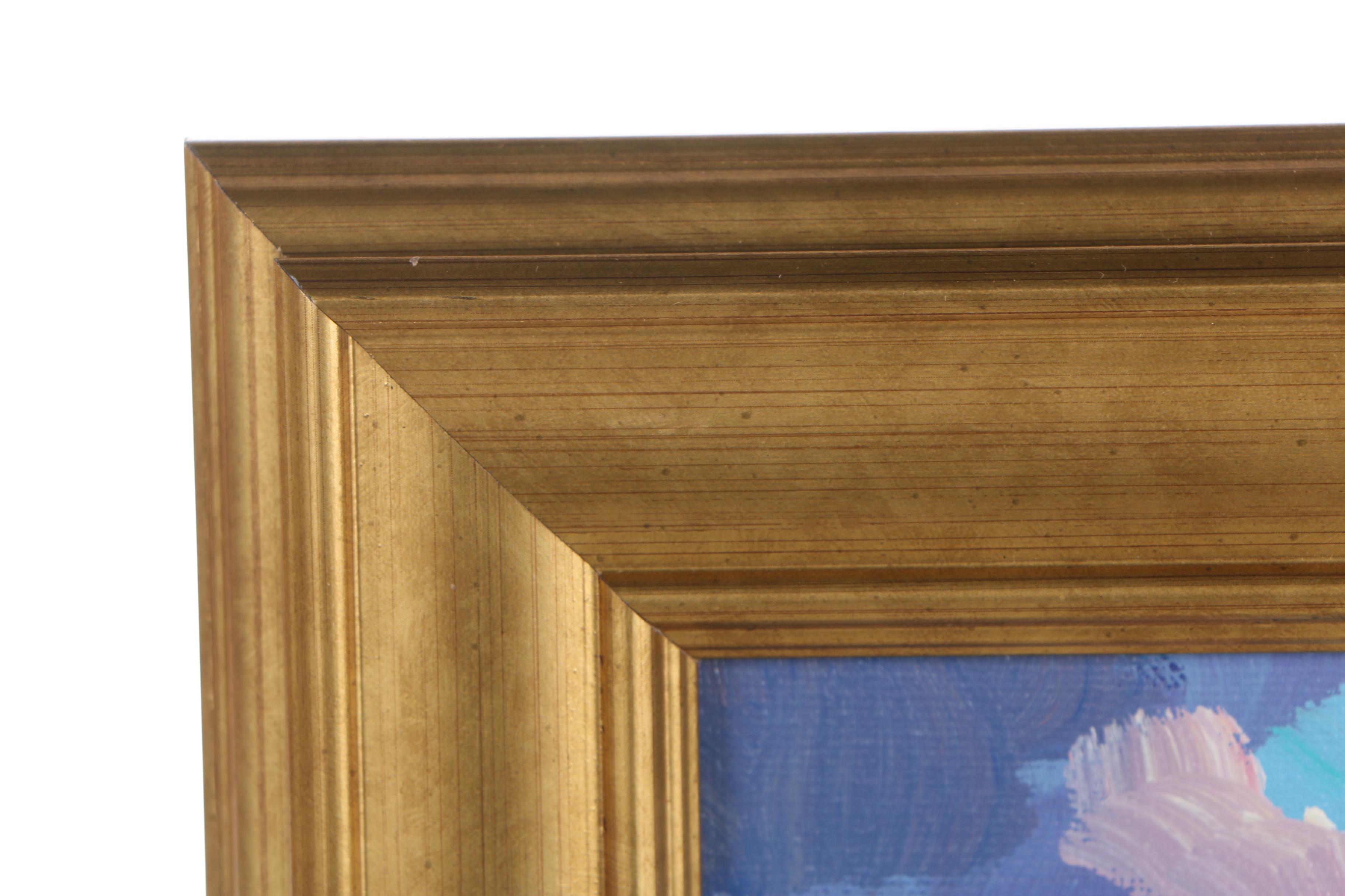 William Hawkins Abstract Landscape Oil Painting