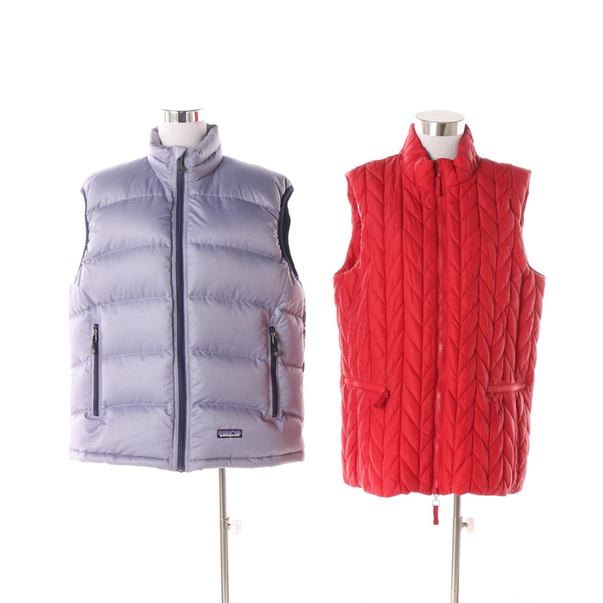 Women's Patagonia and Coldwater Creek Puffer and Quilted Vests