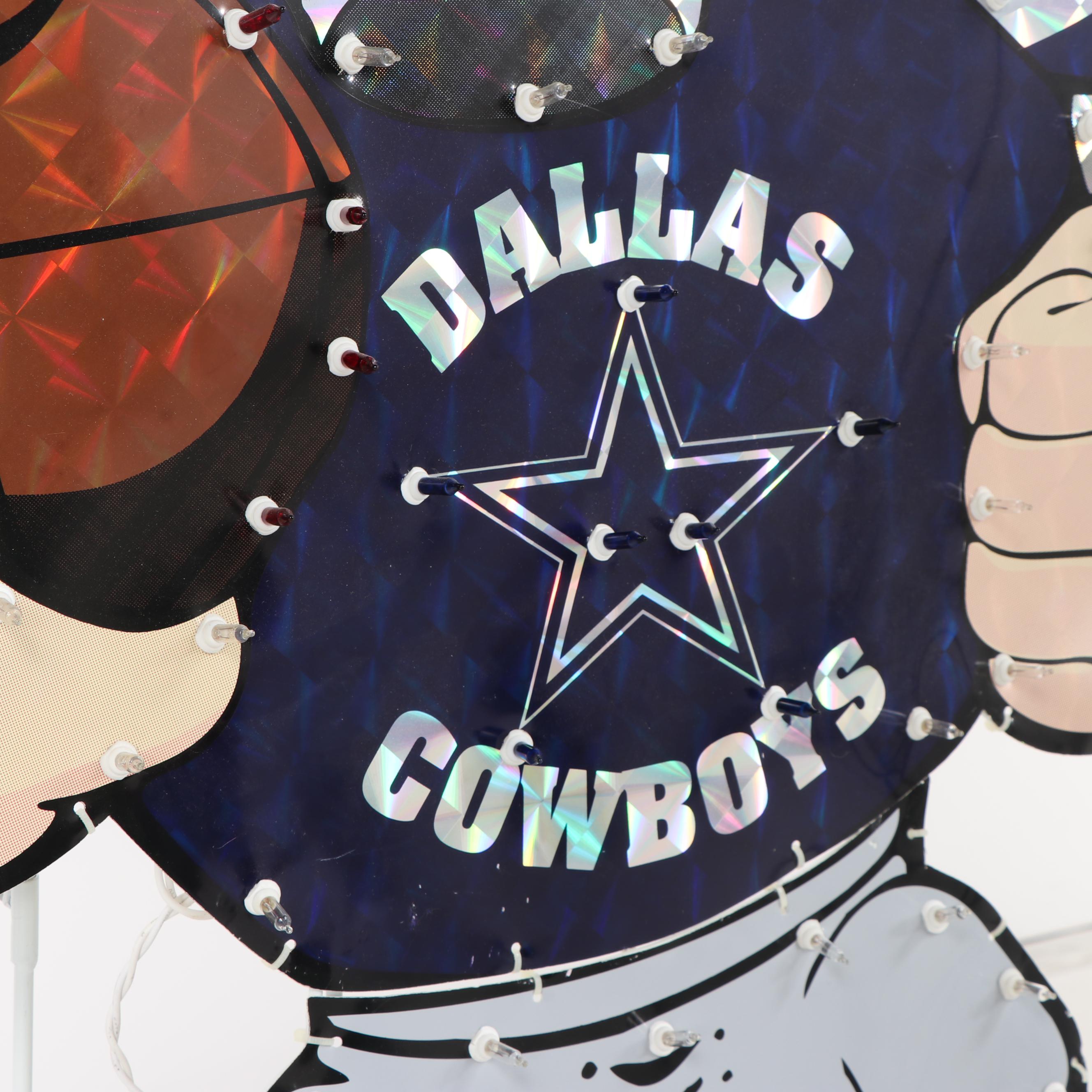 Dallas Cowboys Outdoor Yard Lawn Lighted Decoration