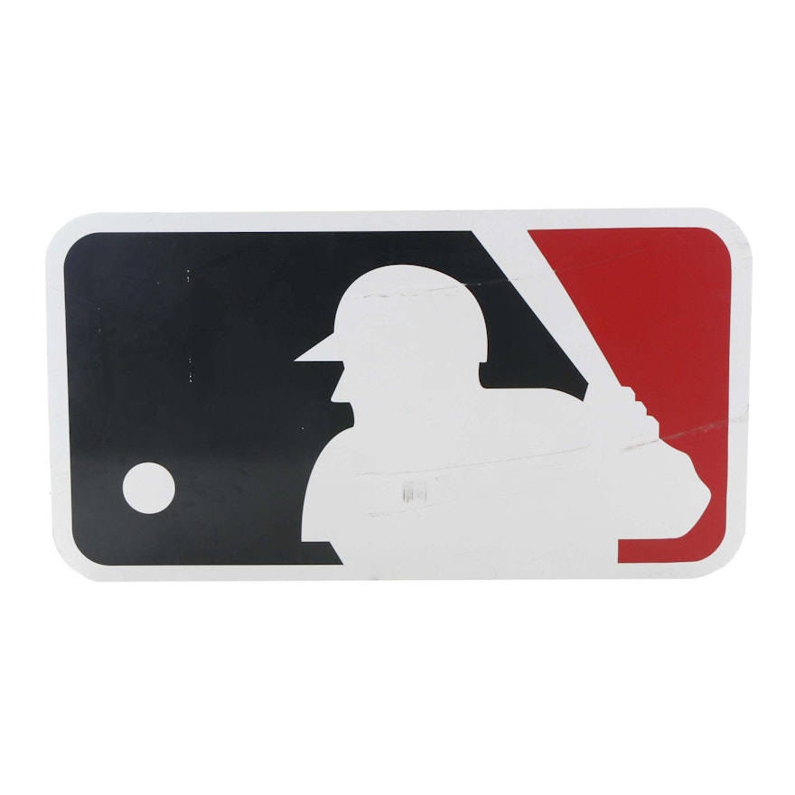 Large Major League Baseball Logo Sign
