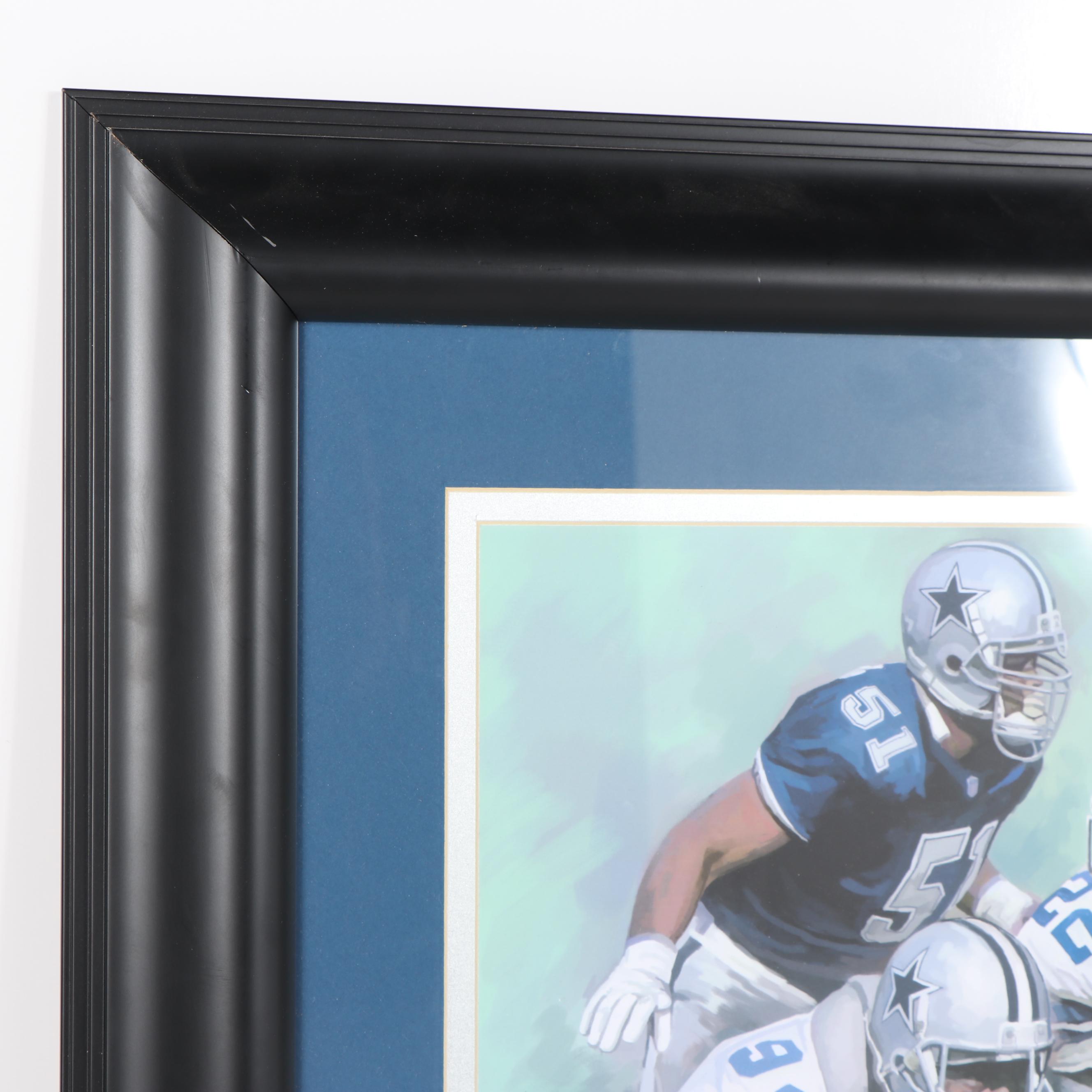 Jiang Zunzhong Giclée "Cowboys Legends"