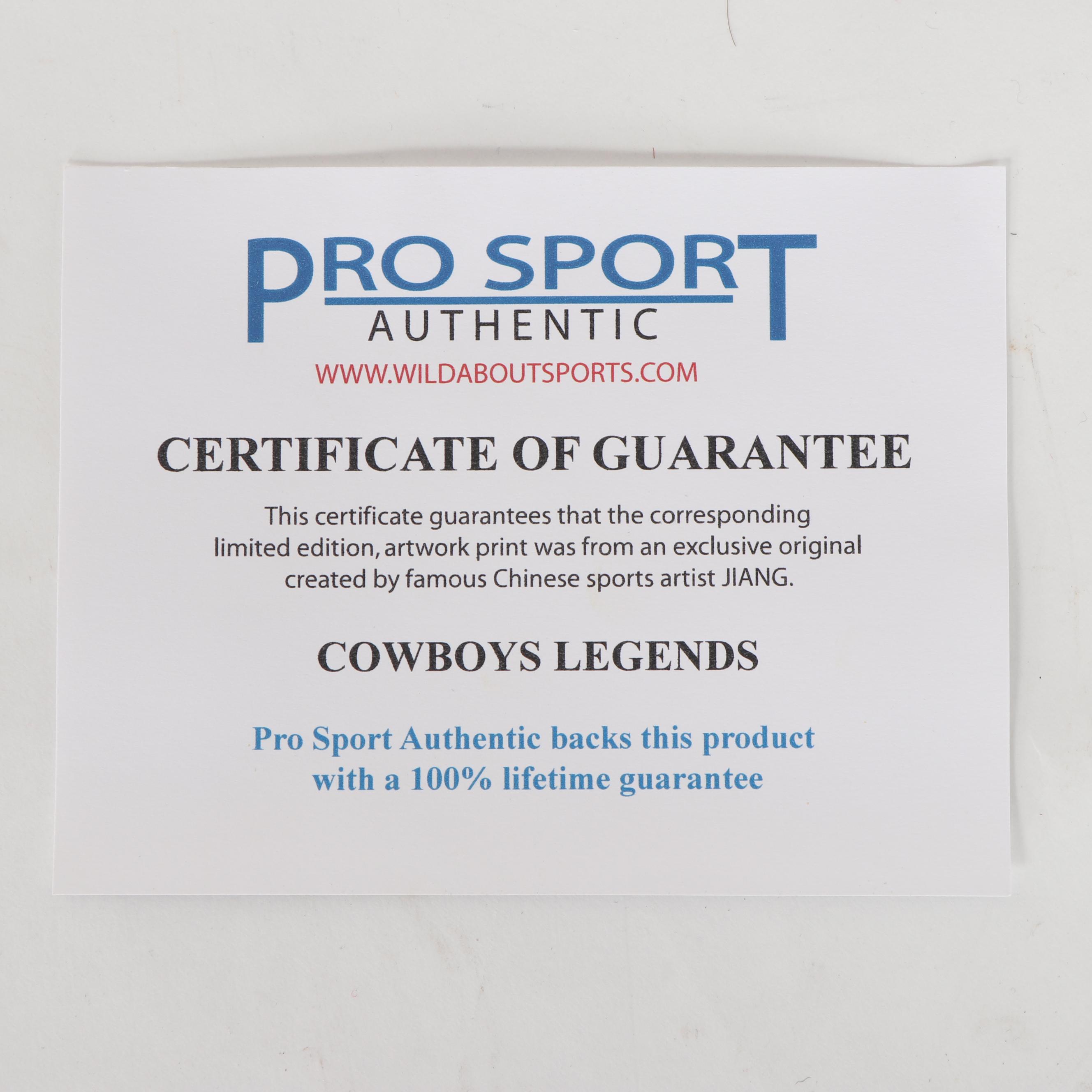 Jiang Zunzhong Giclée "Cowboys Legends"