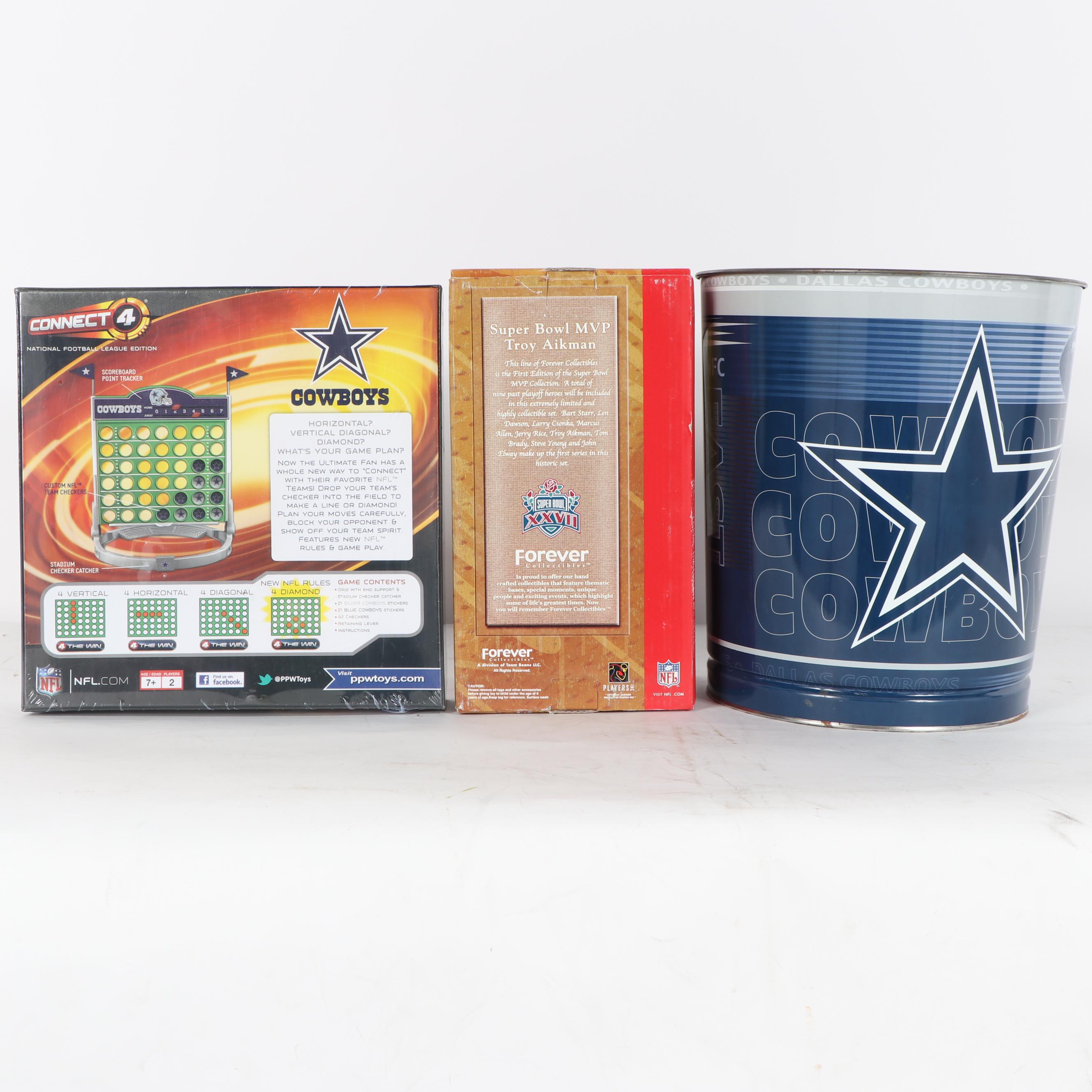 Dallas Cowboys Serveware & Home Decor, Featuring Connect 4 & Bobblehead