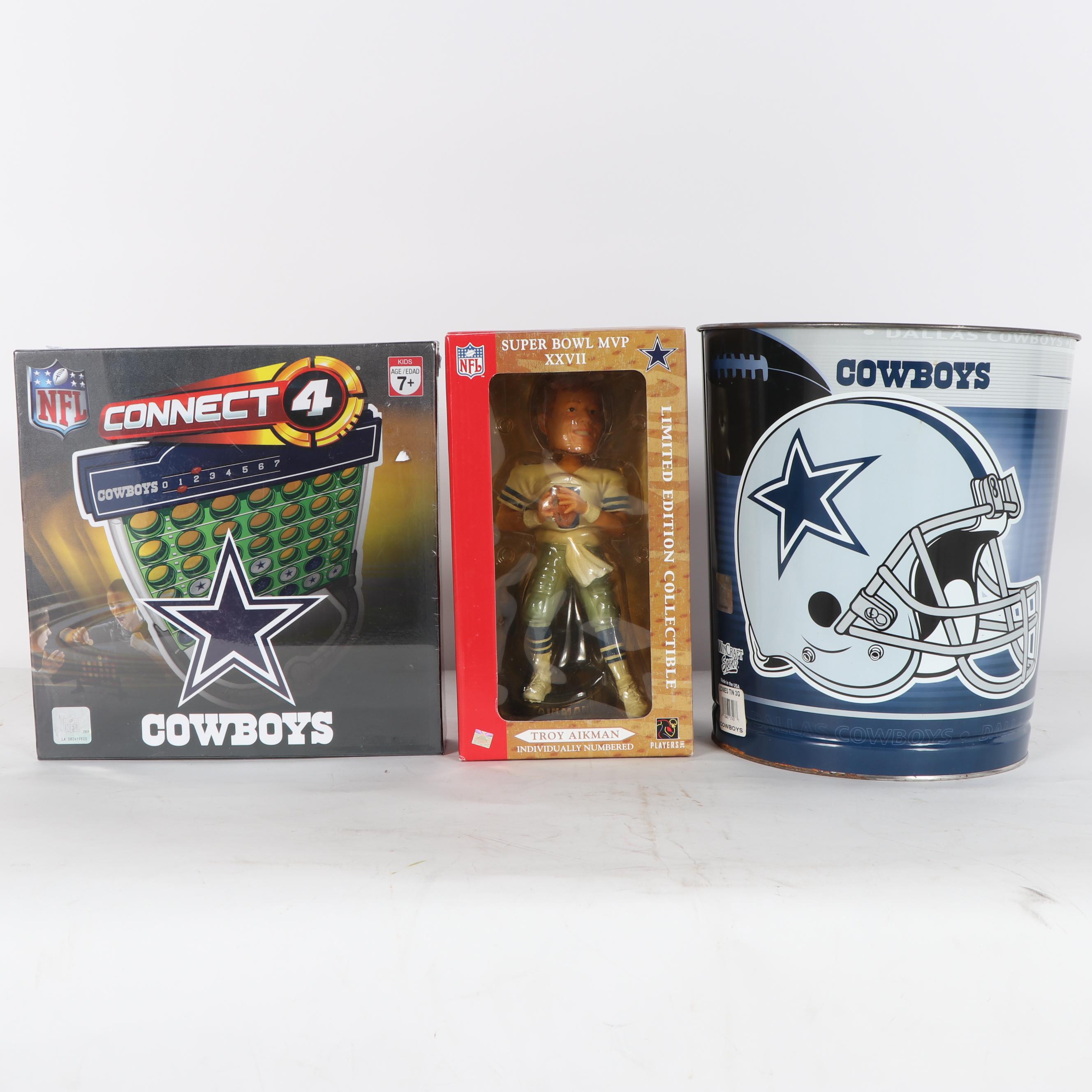 Dallas Cowboys Serveware & Home Decor, Featuring Connect 4 & Bobblehead