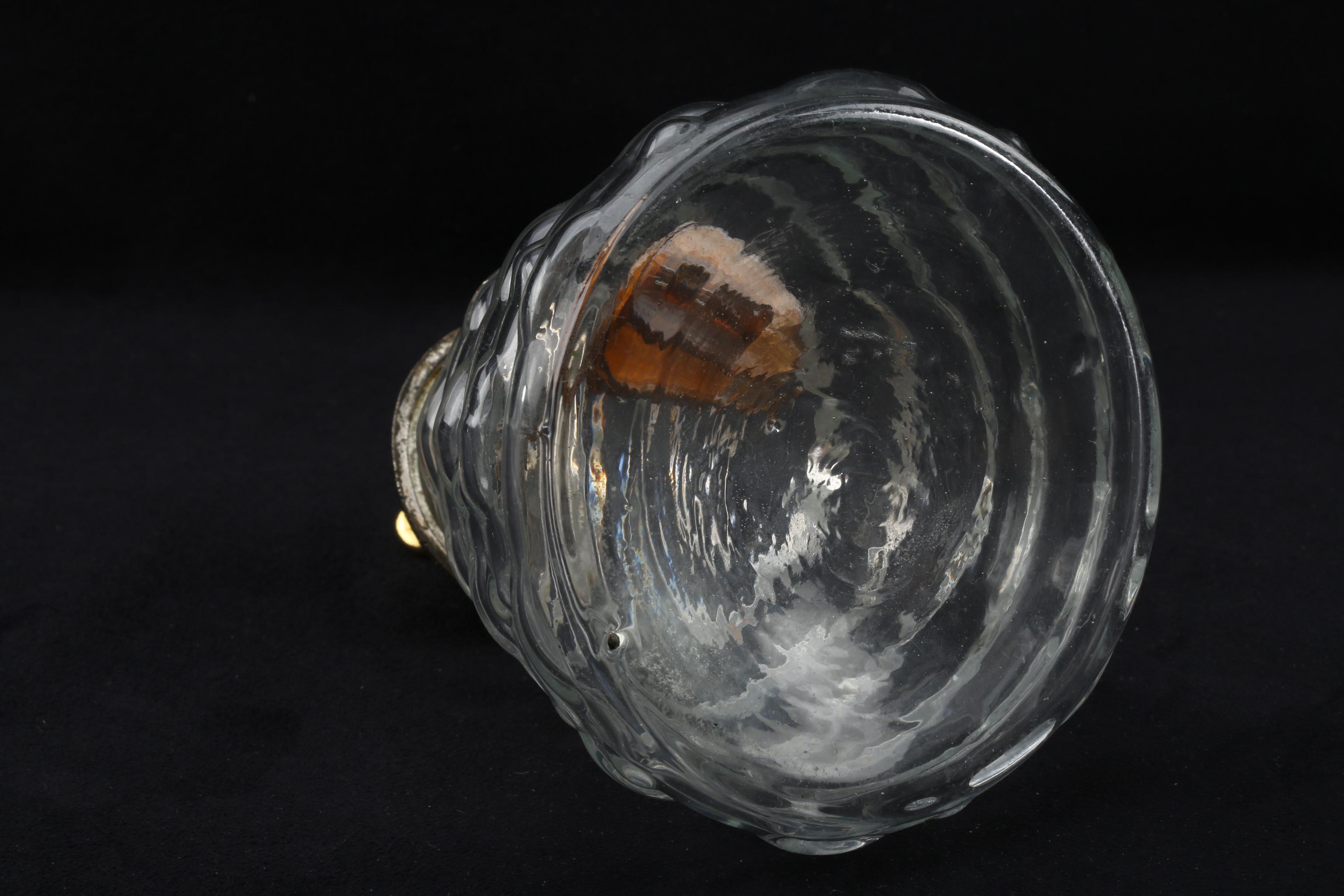 Crystal and Glass Lidded Jars and Bowl with Ladle featuring Baccarat