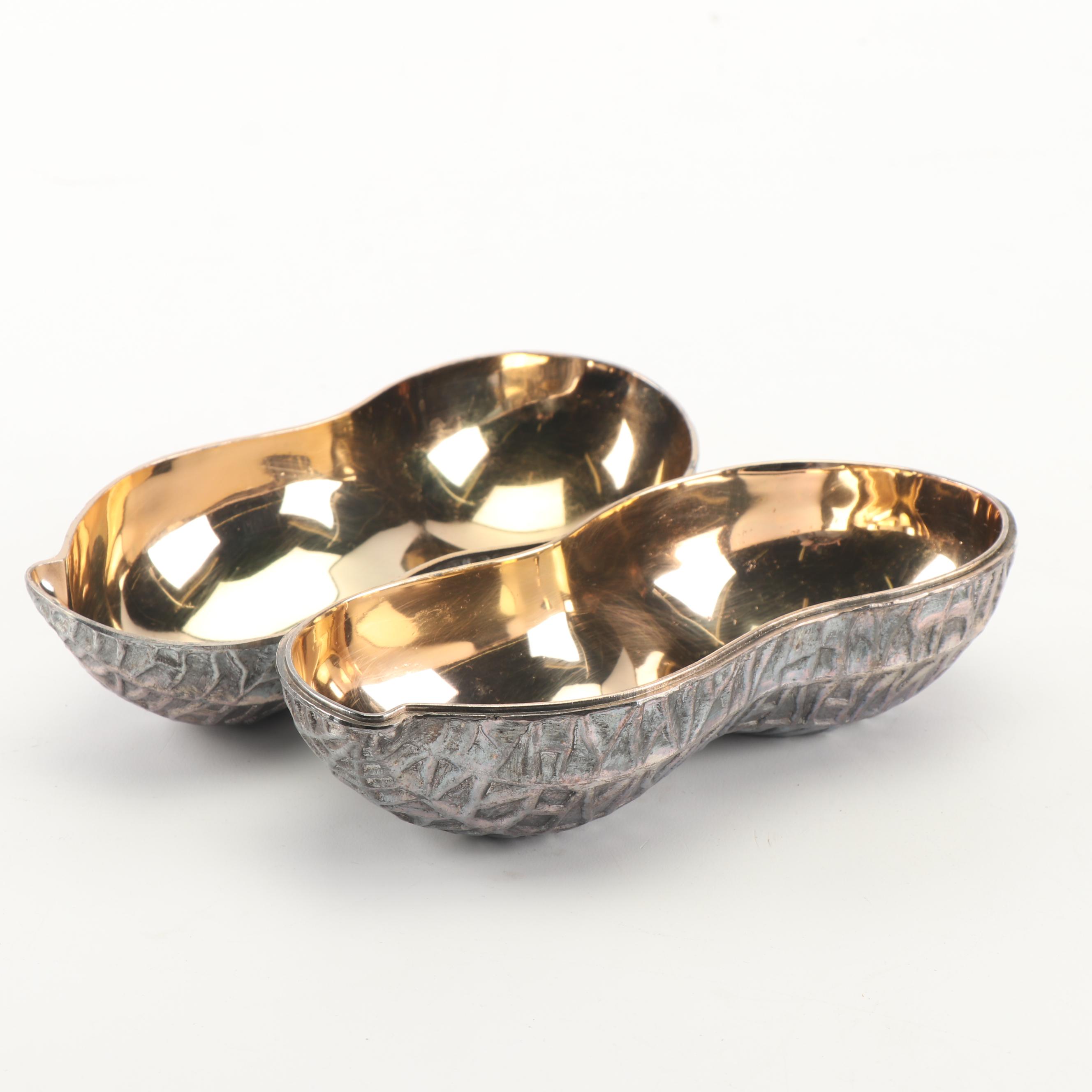 F.B. Rogers Silver Co. "Peanut" Silver Plate Trinket Box