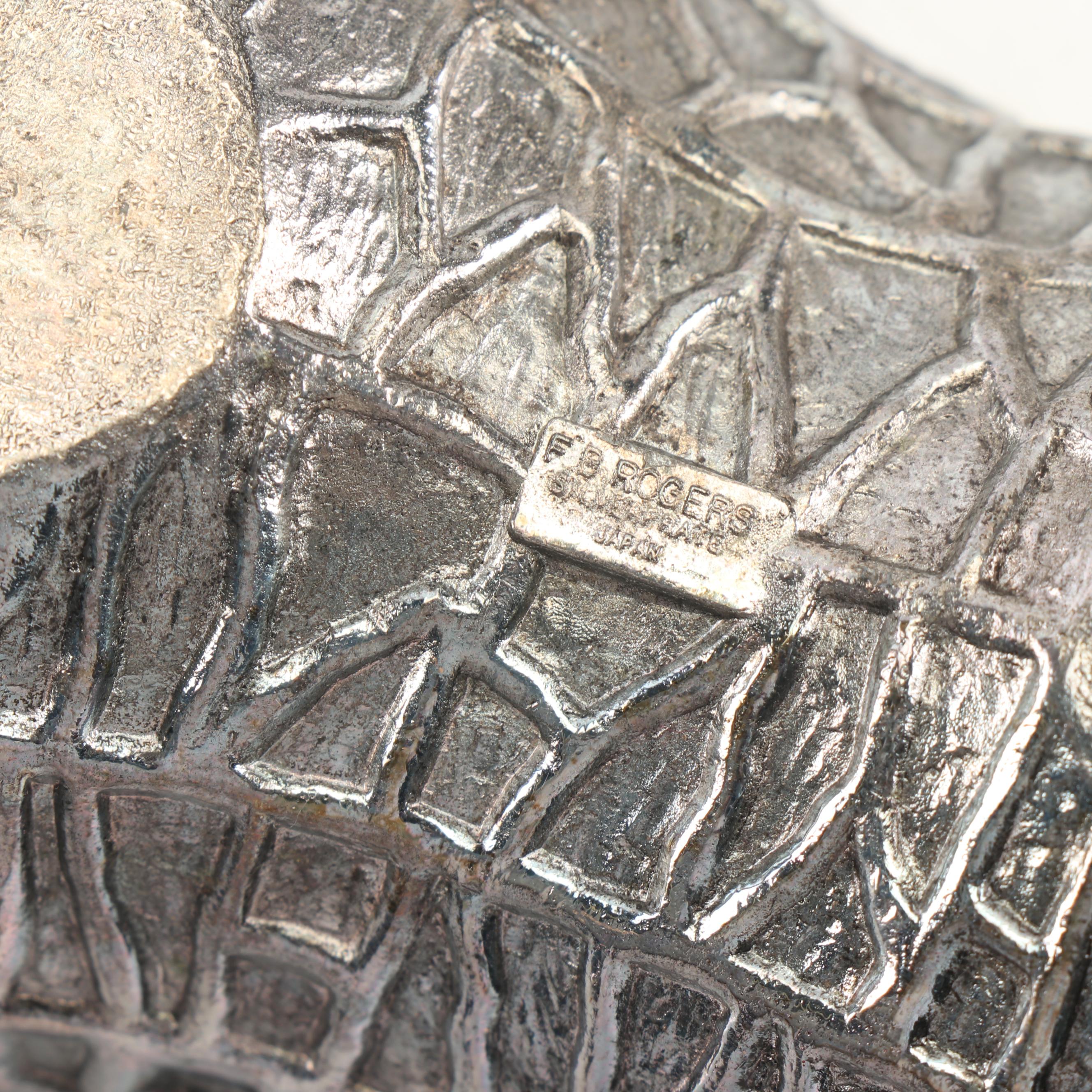 F.B. Rogers Silver Co. "Peanut" Silver Plate Trinket Box