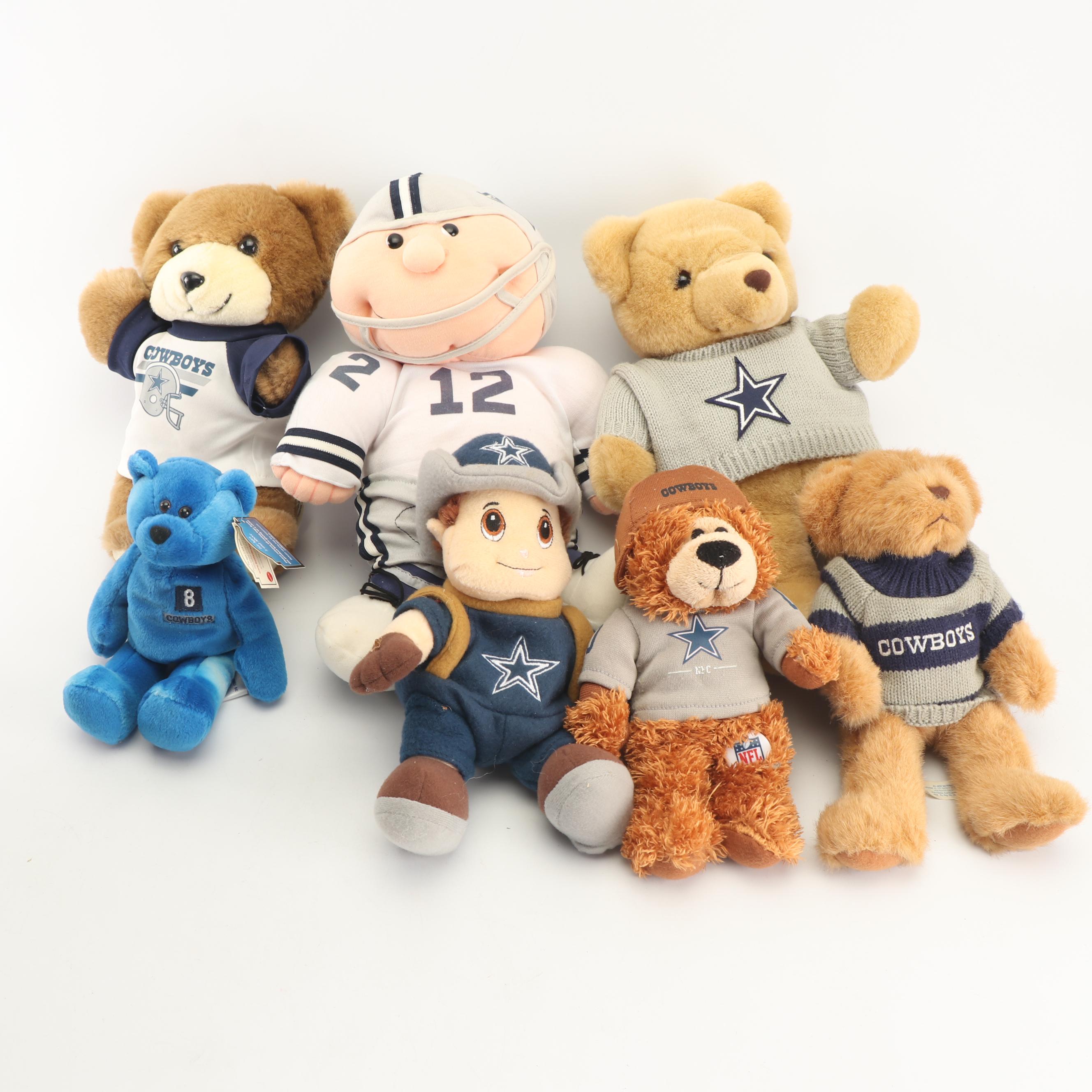Dallas Cowboys Theme Plush Toys, Mr. Potato Head and Troy Aikman Figure