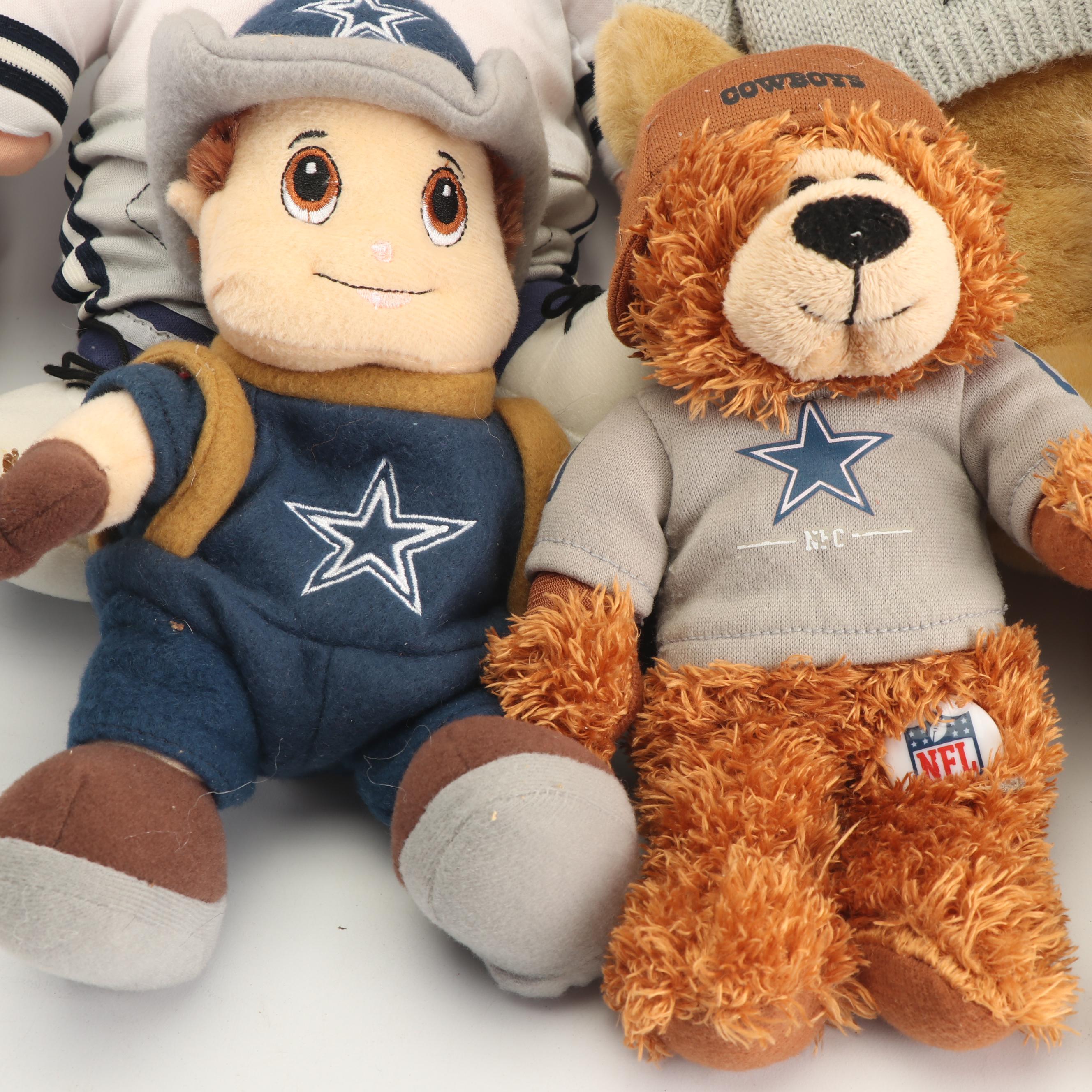Dallas Cowboys Theme Plush Toys, Mr. Potato Head and Troy Aikman Figure