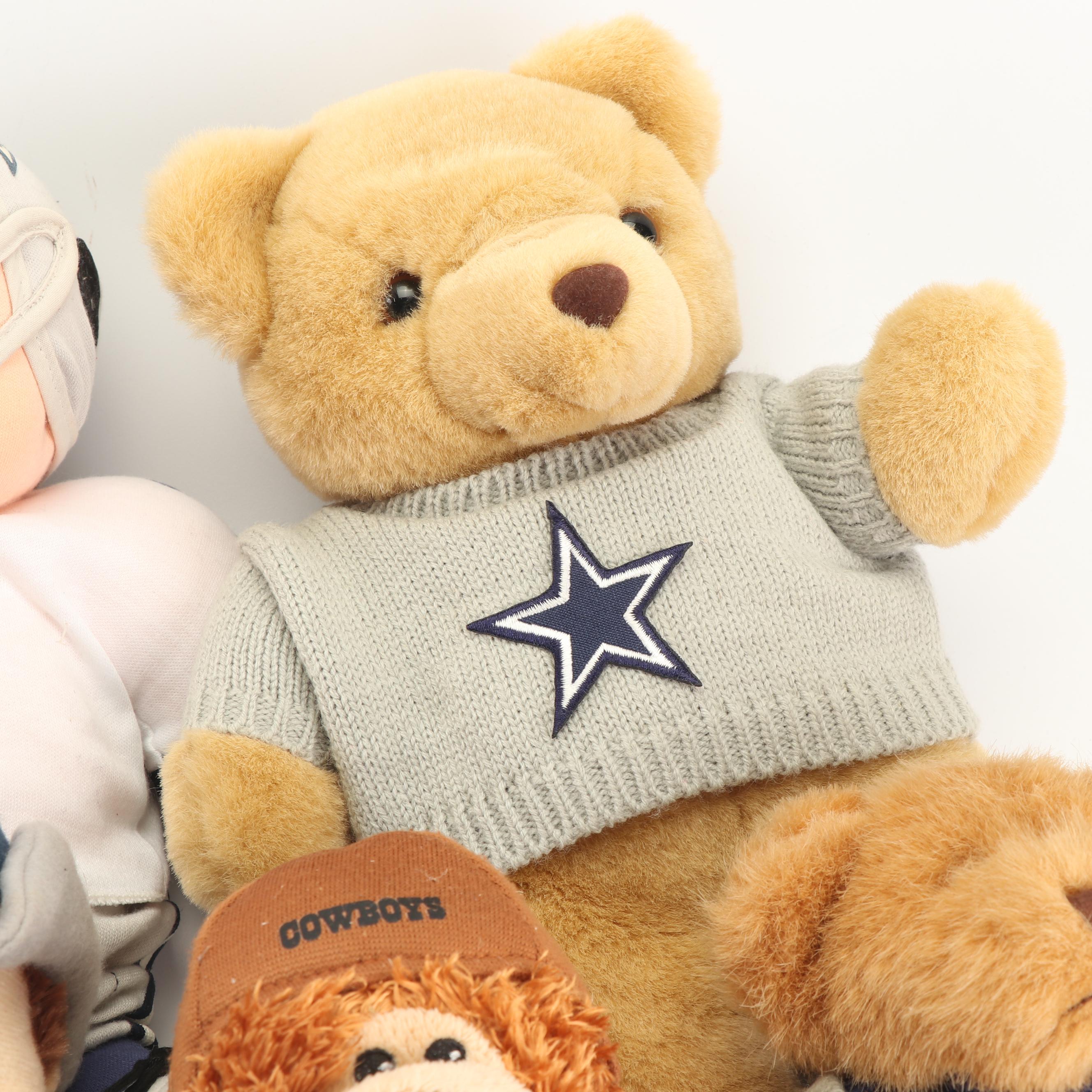 Dallas Cowboys Theme Plush Toys, Mr. Potato Head and Troy Aikman Figure