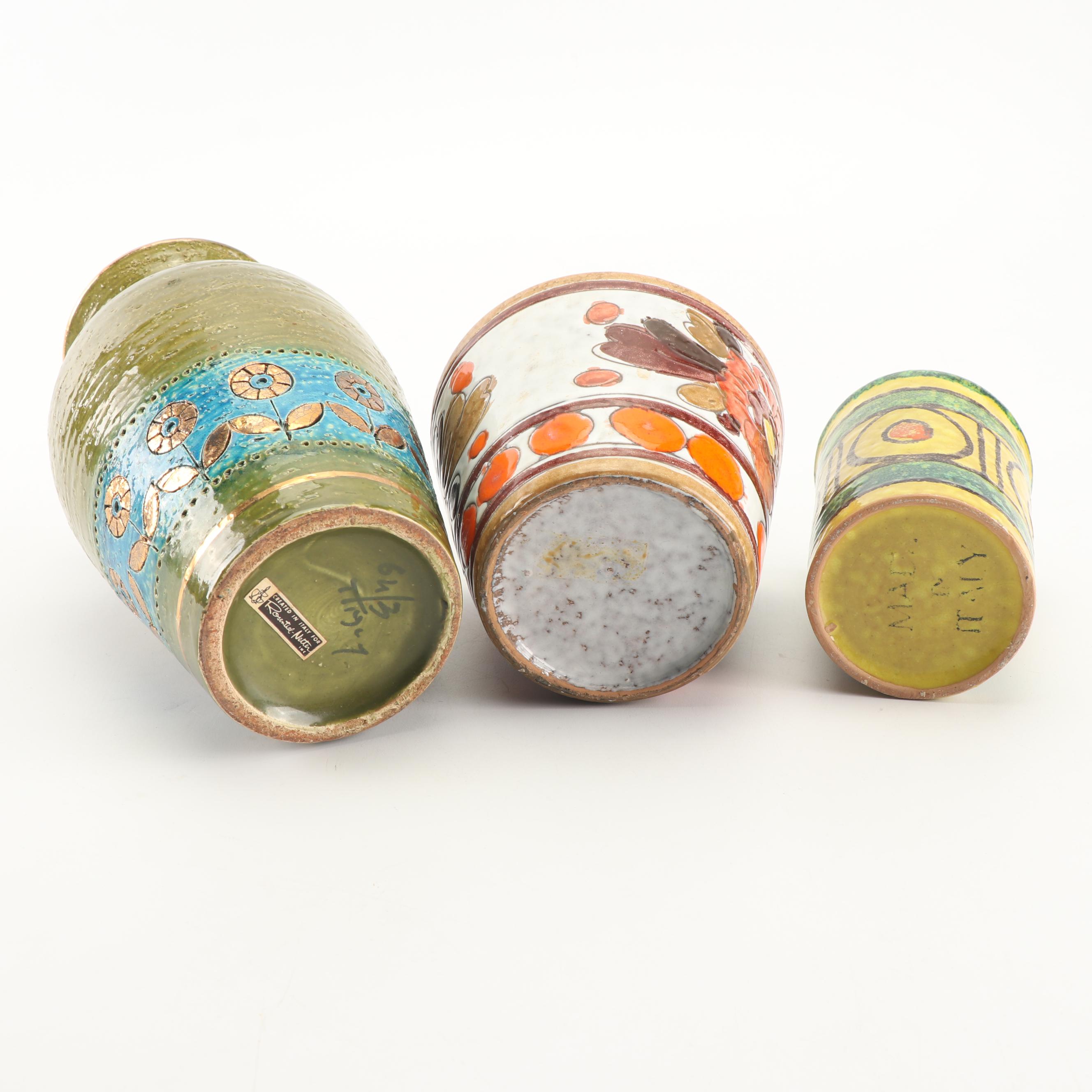 Mid Century Modern Rosenthal-Netter "Thai Silk" Vase with Others