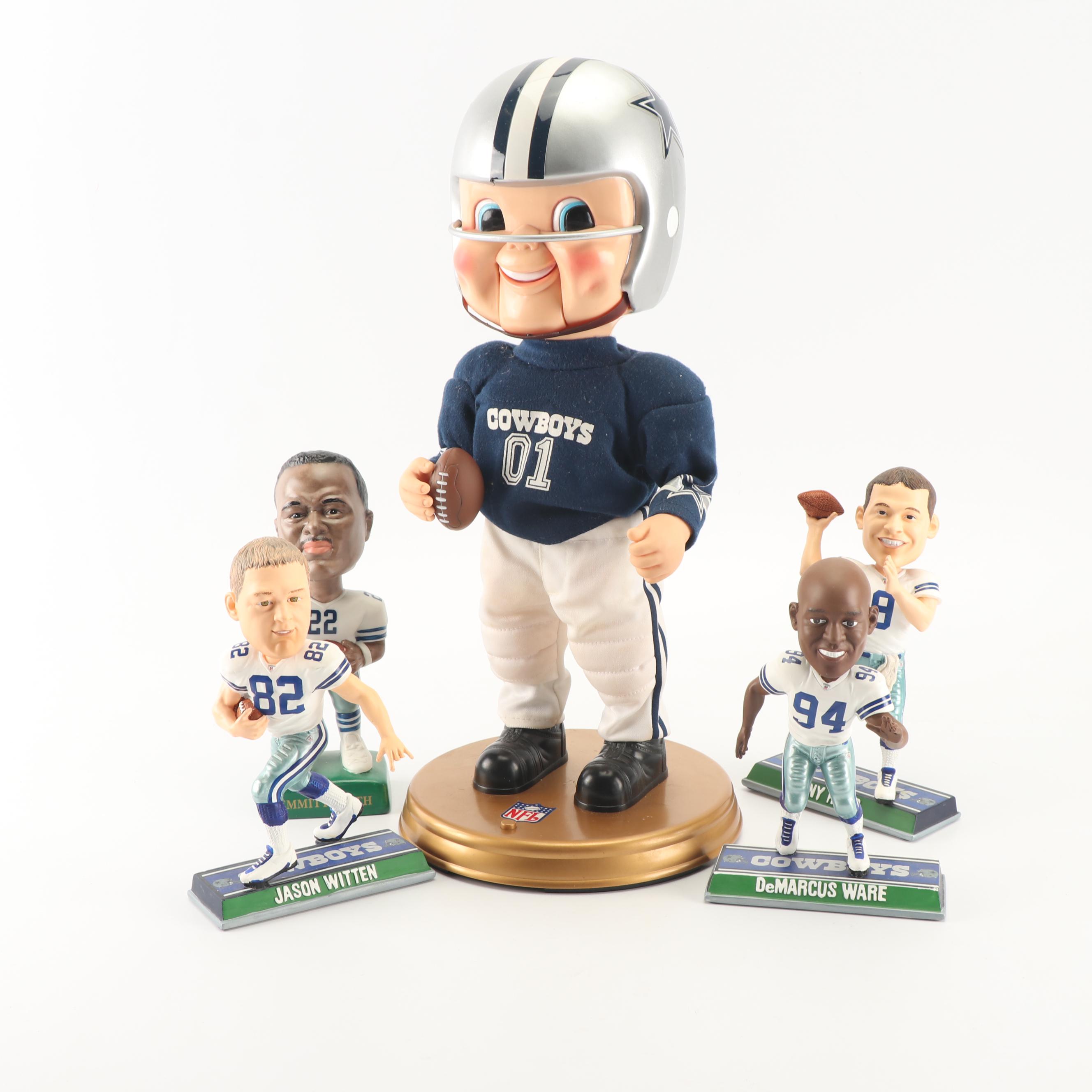 Dallas Cowboys Bobbleheads Including Tony Romo and Jason Witten