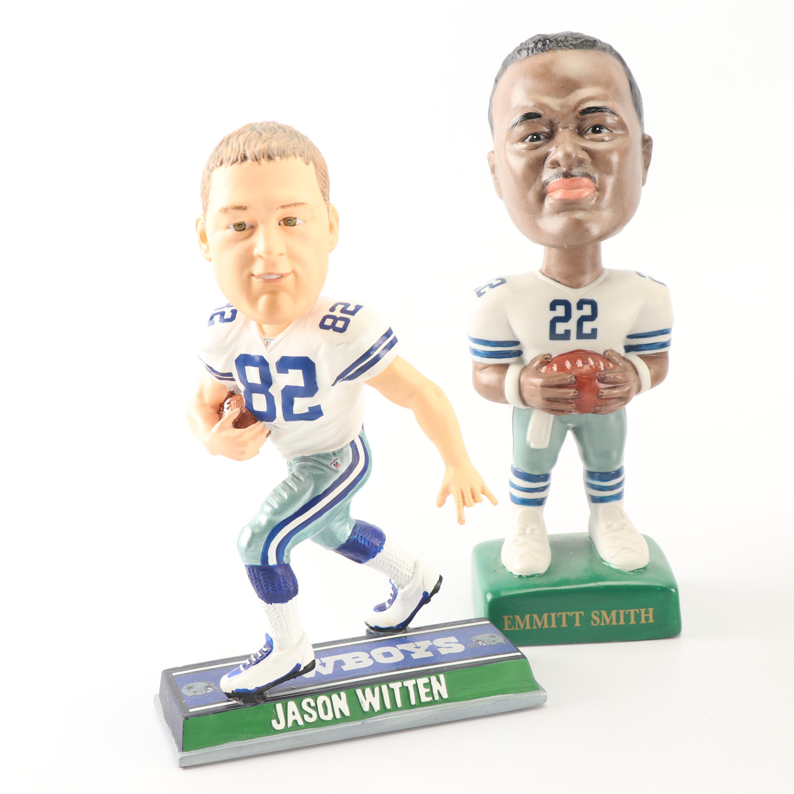 Dallas Cowboys Bobbleheads Including Tony Romo and Jason Witten