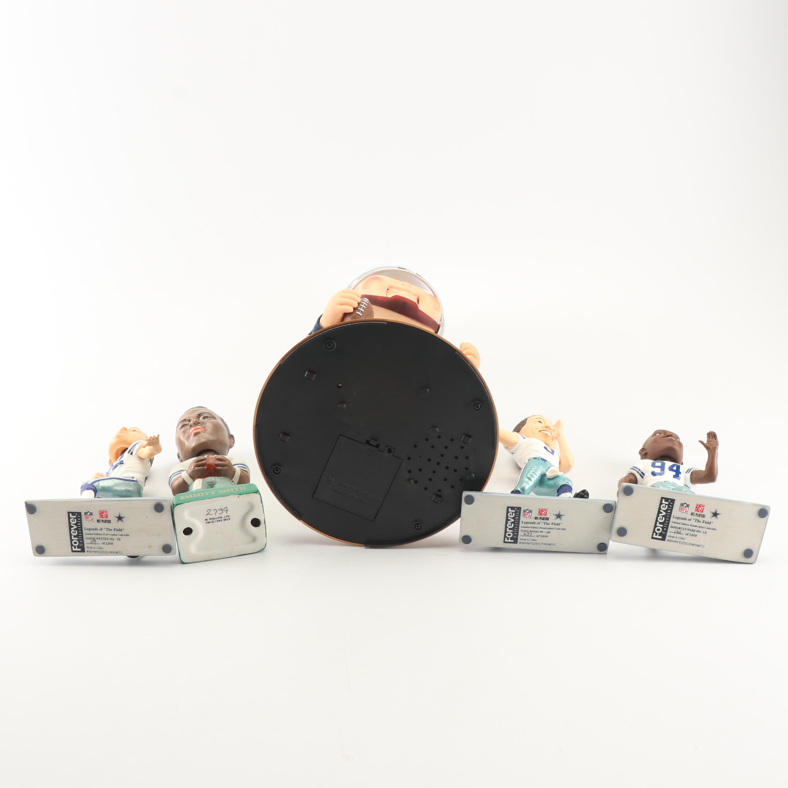 Dallas Cowboys Bobbleheads Including Tony Romo and Jason Witten