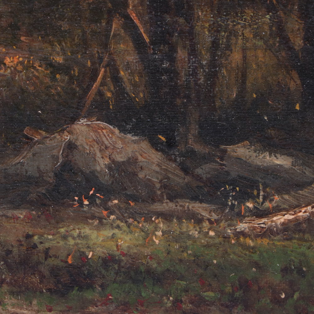 Charles Wilson Knapp Hudson River School Style Oil Painting