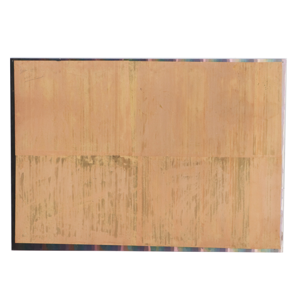 Evelyn Liner Reverse Acrylic Painting on Plexiglass "Sunrise-Sunset"