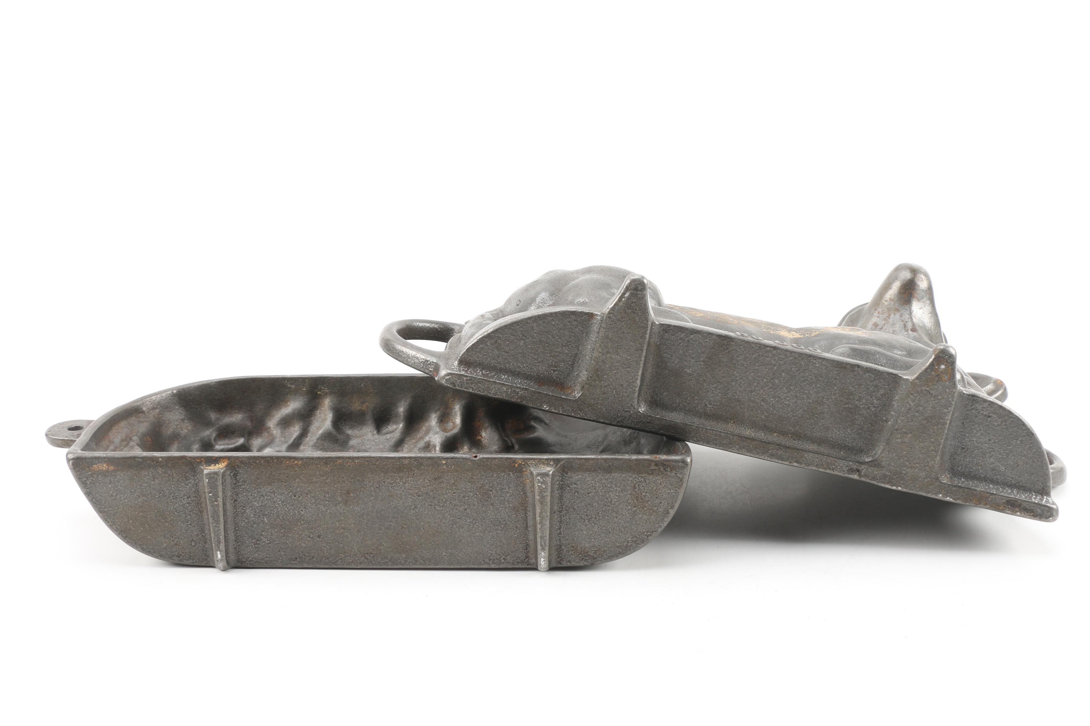 Vintage Cast Iron and Cast Aluminum Baking Molds