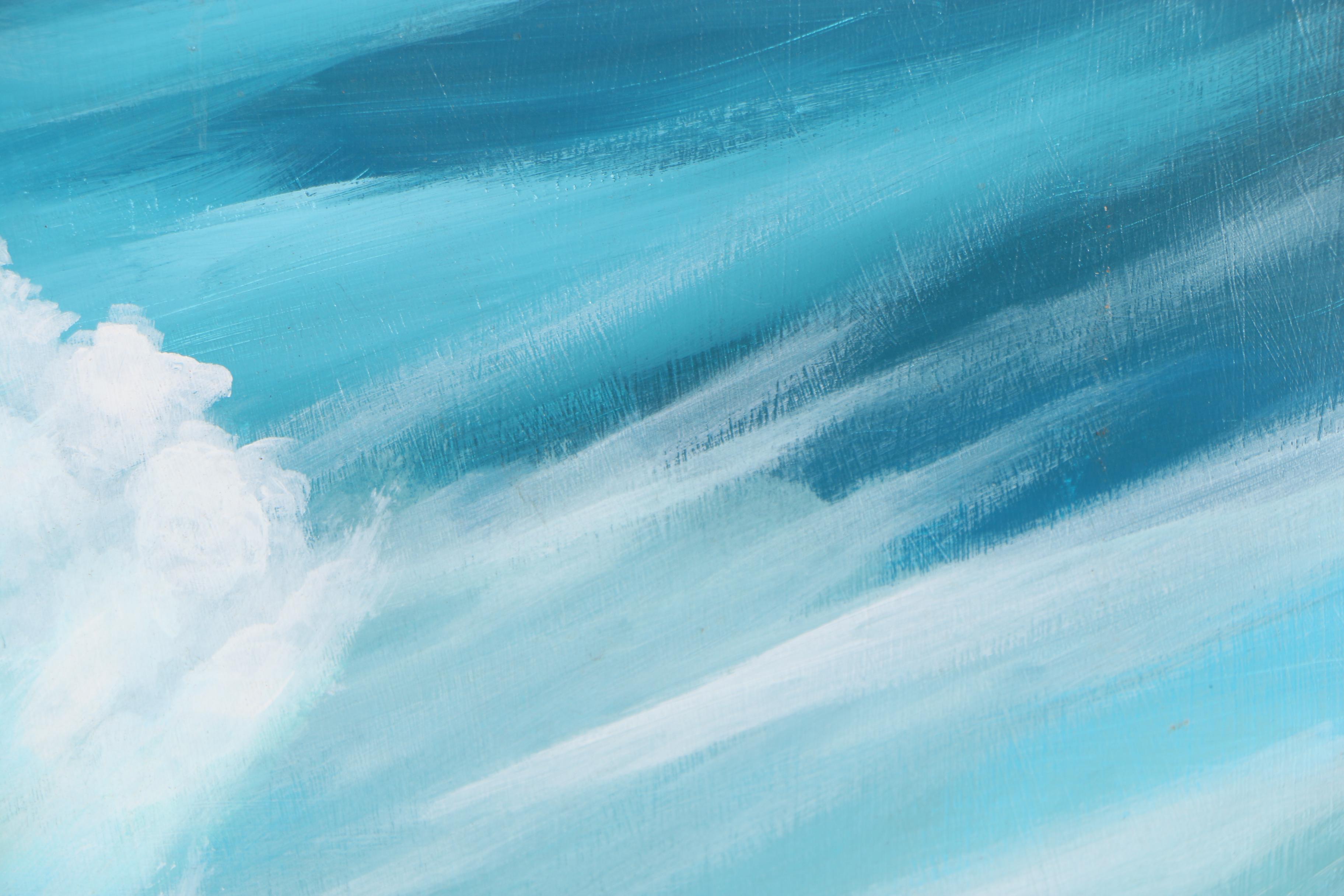 William Buehler Oil Painting "USS Samuel B. Roberts (FFG-58)"