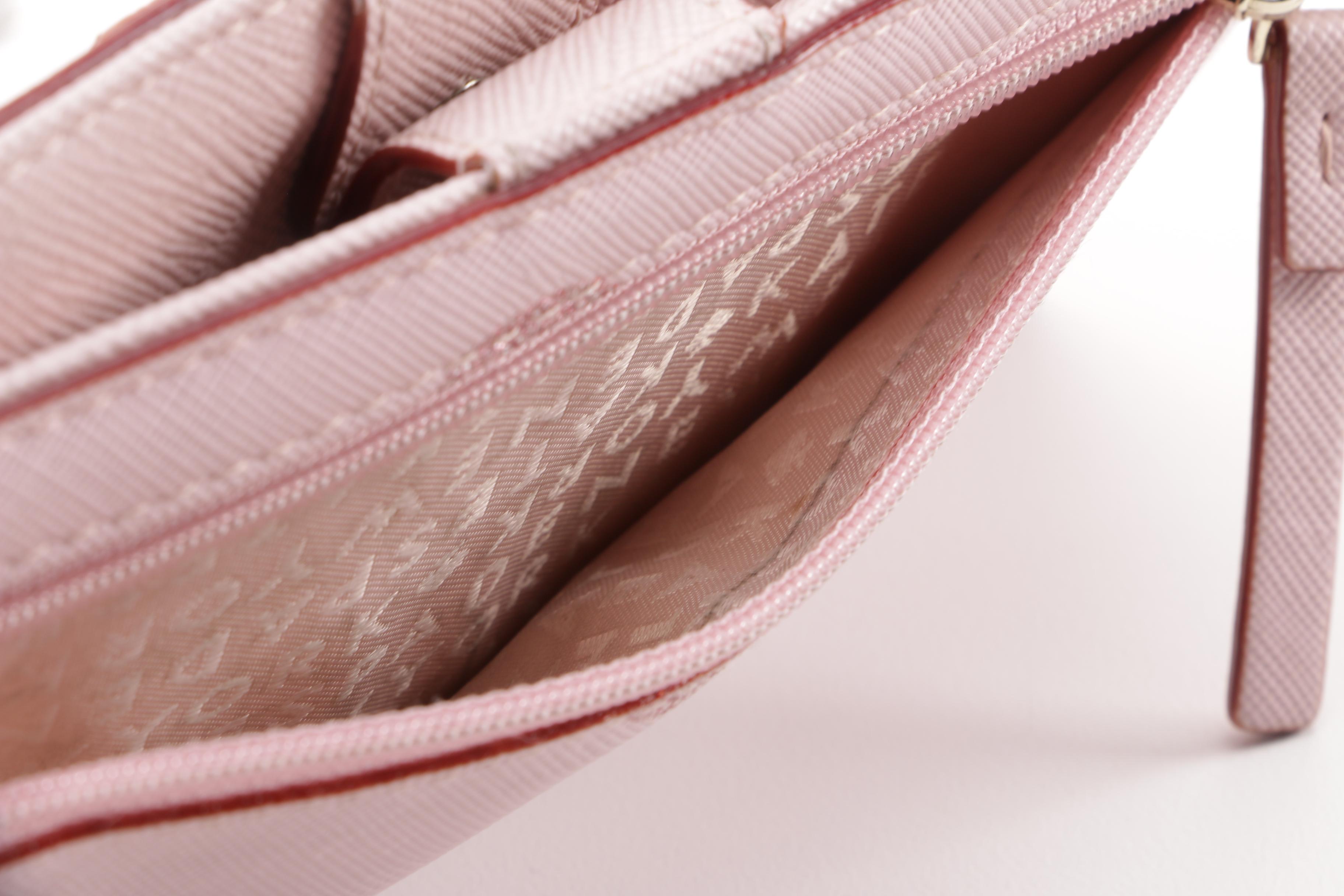 Kate Spade New York Haven Lane Stacy Wallet in Glitter Dot Pink Coated Canvas