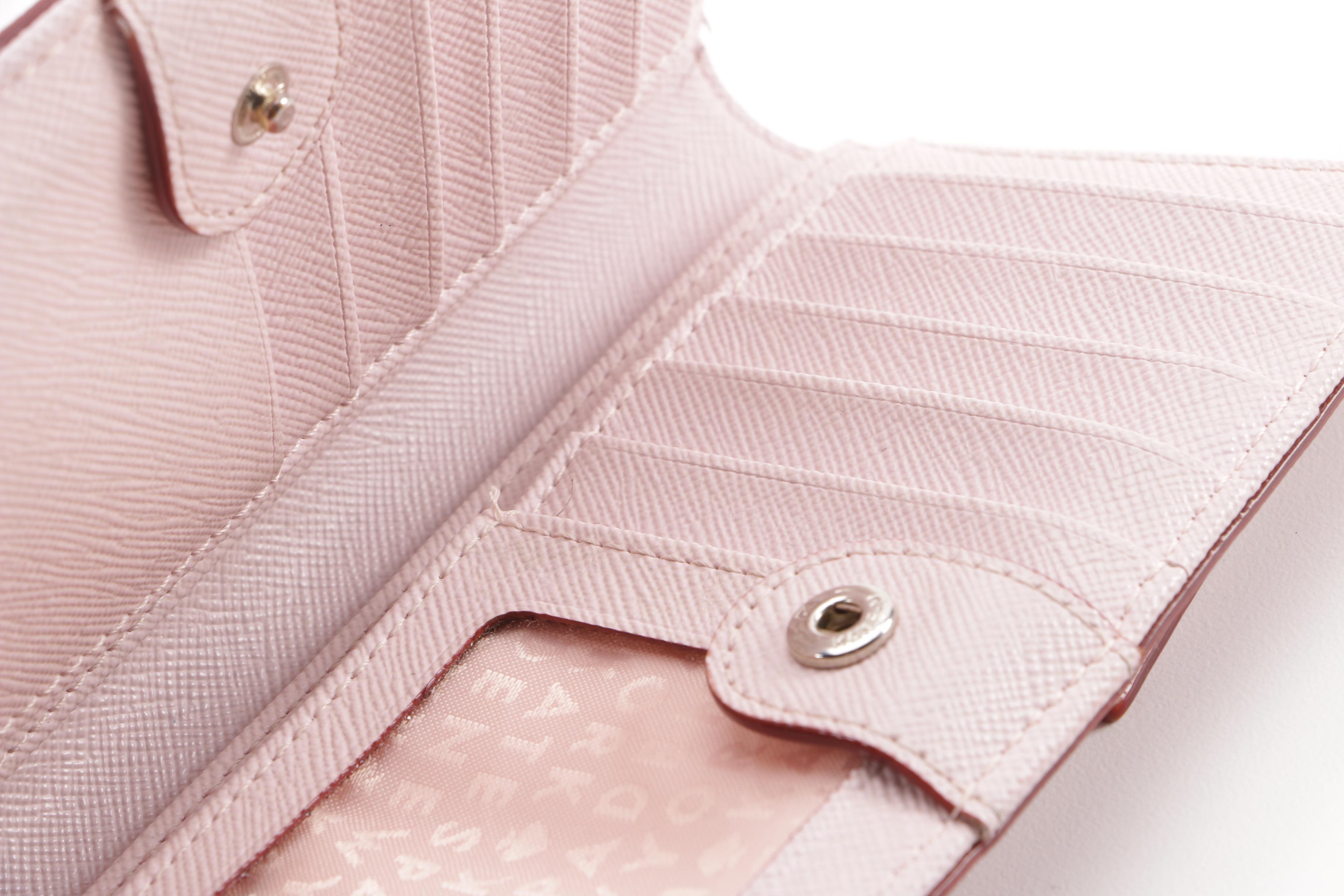 Kate Spade New York Haven Lane Stacy Wallet in Glitter Dot Pink Coated Canvas