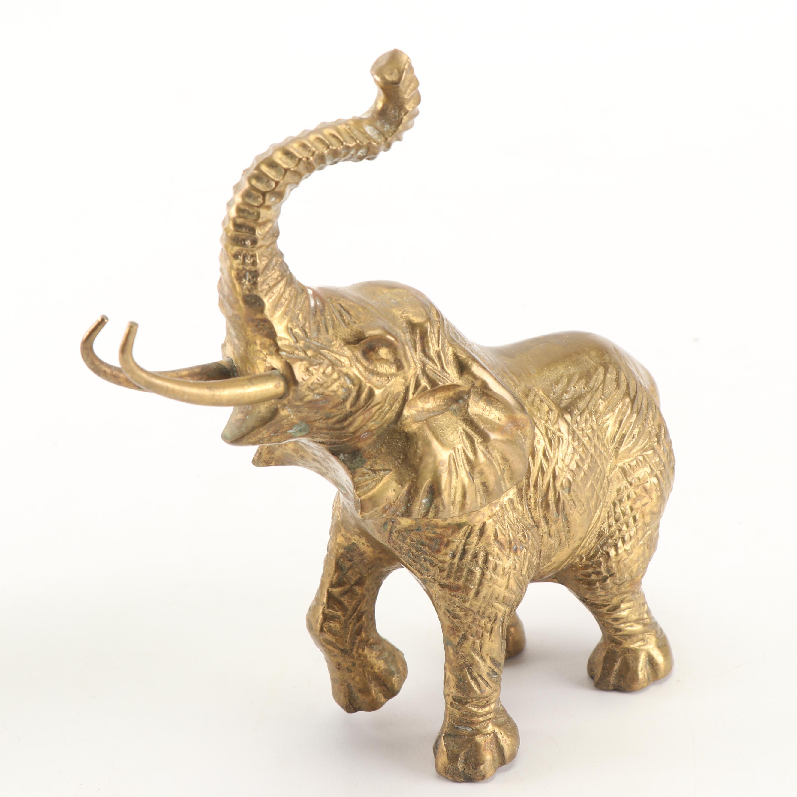 Brass Elephant Figurines