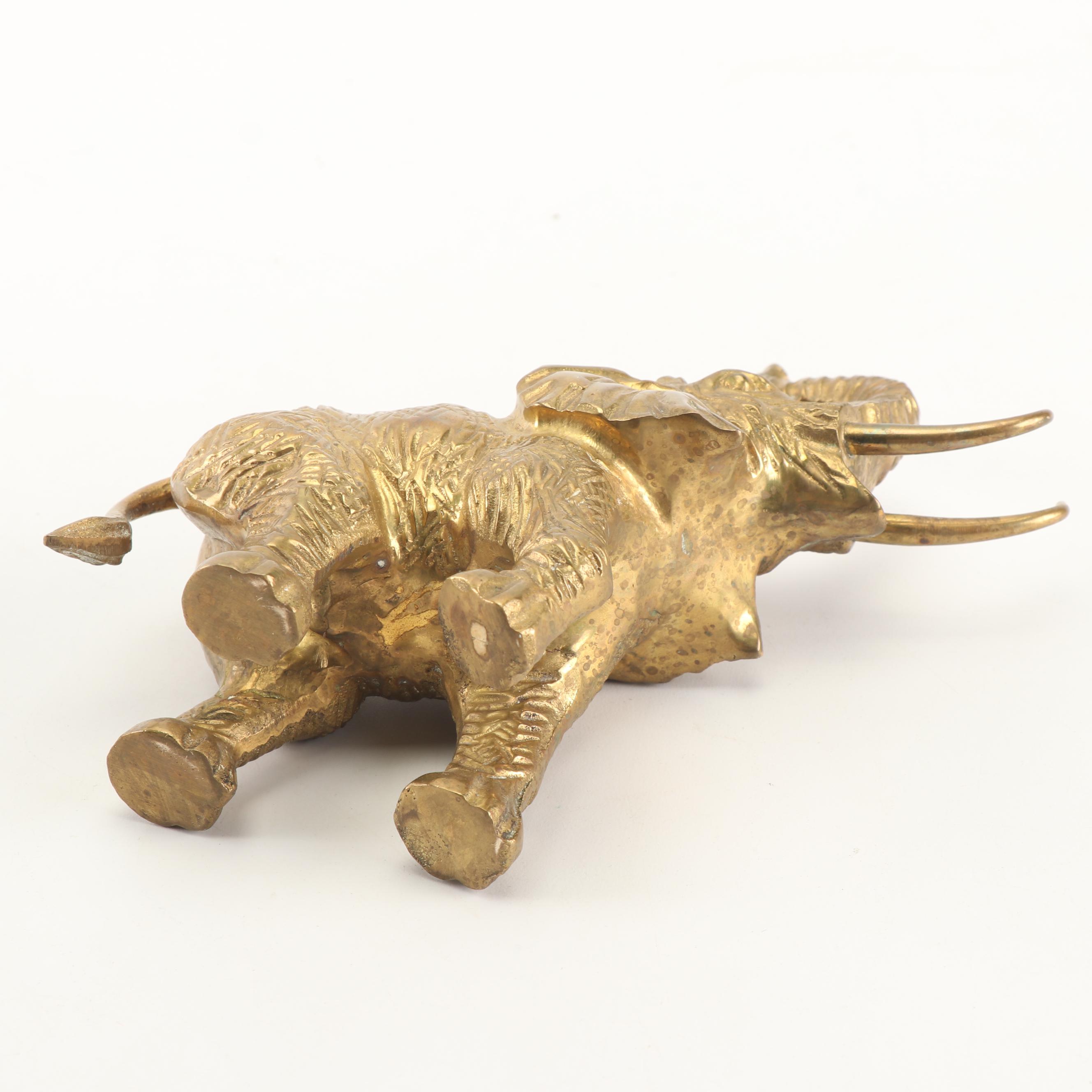 Brass Elephant Figurines