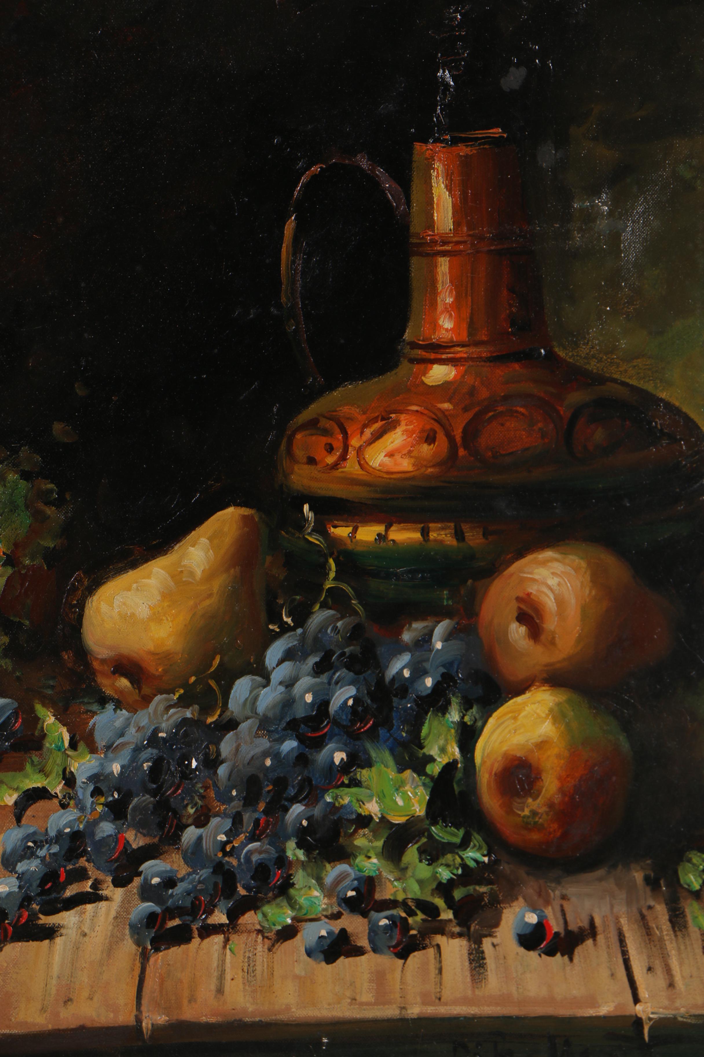 G. Di Bello Still Life Oil Painting