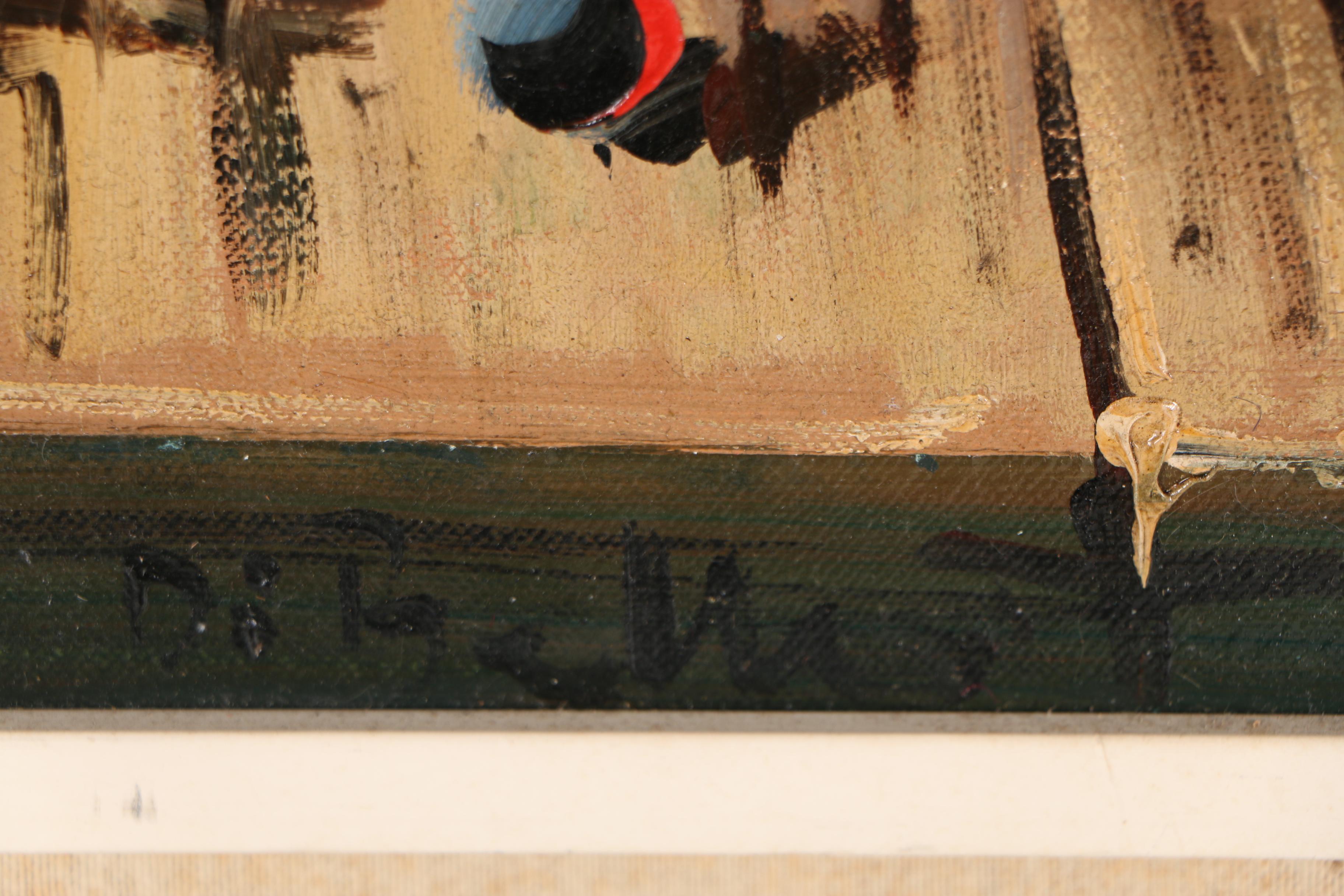 G. Di Bello Still Life Oil Painting