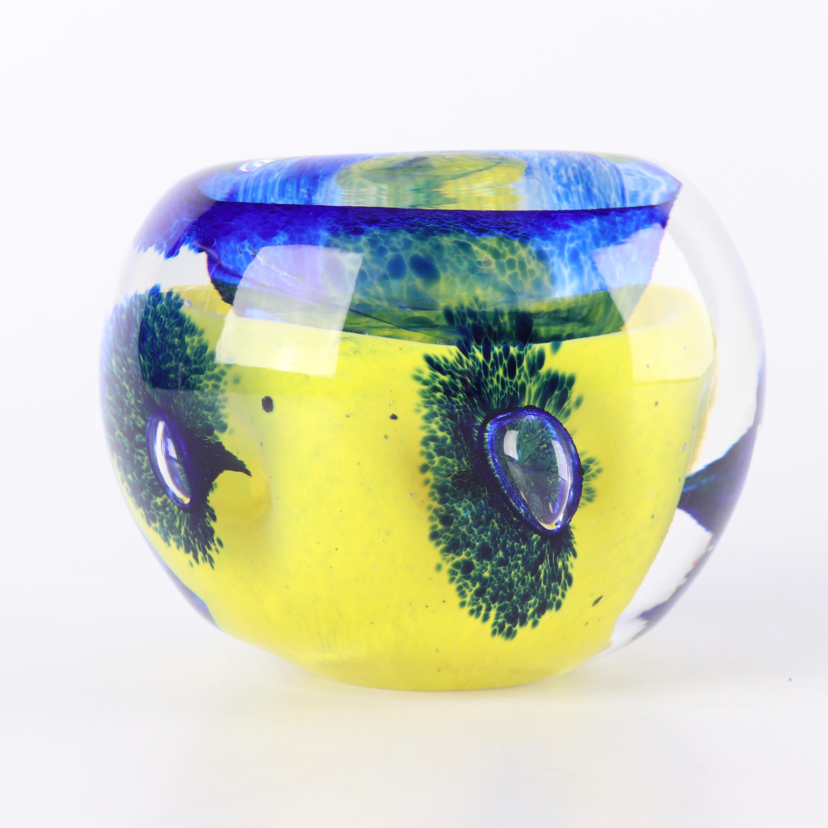 Art Glass Votive Holder Paperweight