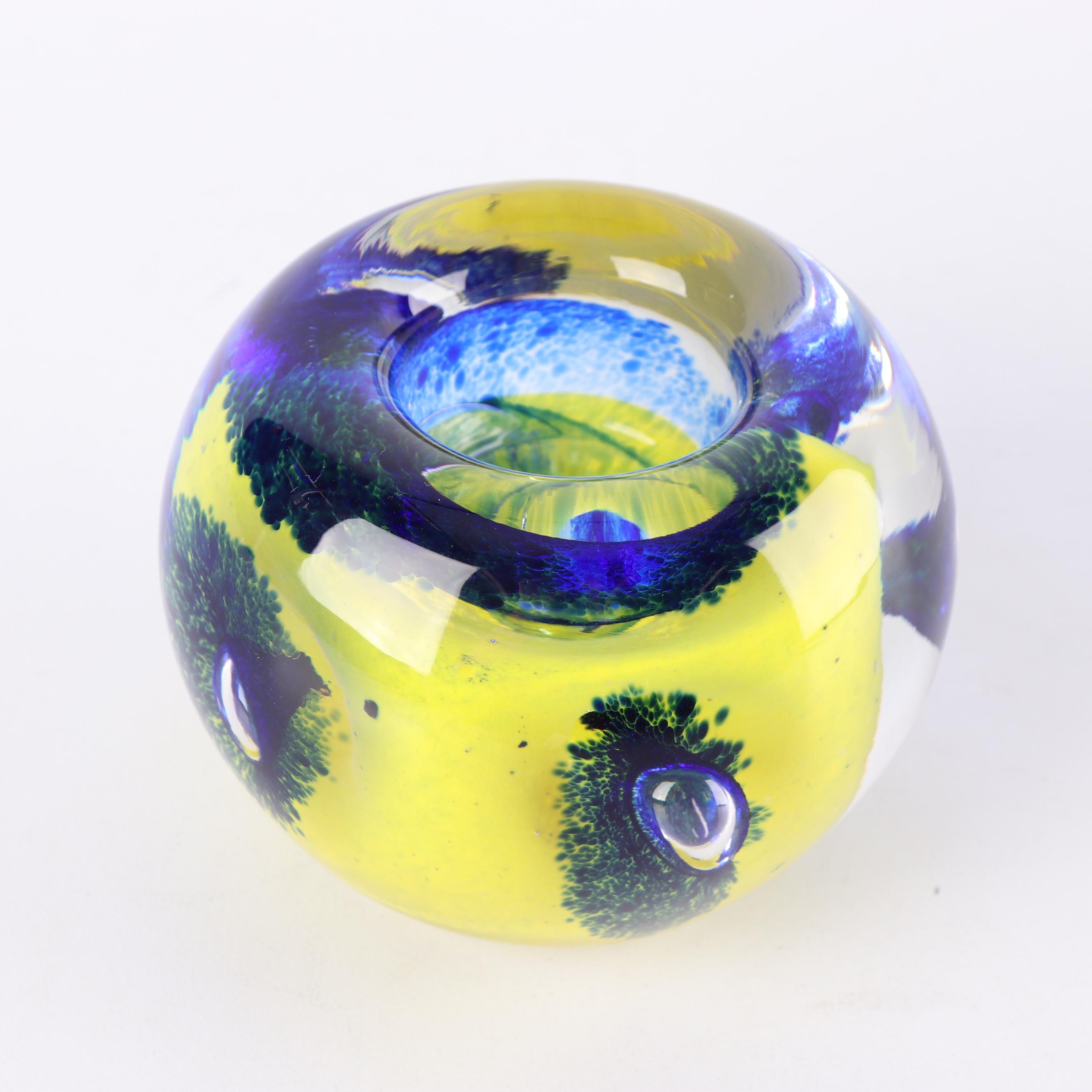 Art Glass Votive Holder Paperweight