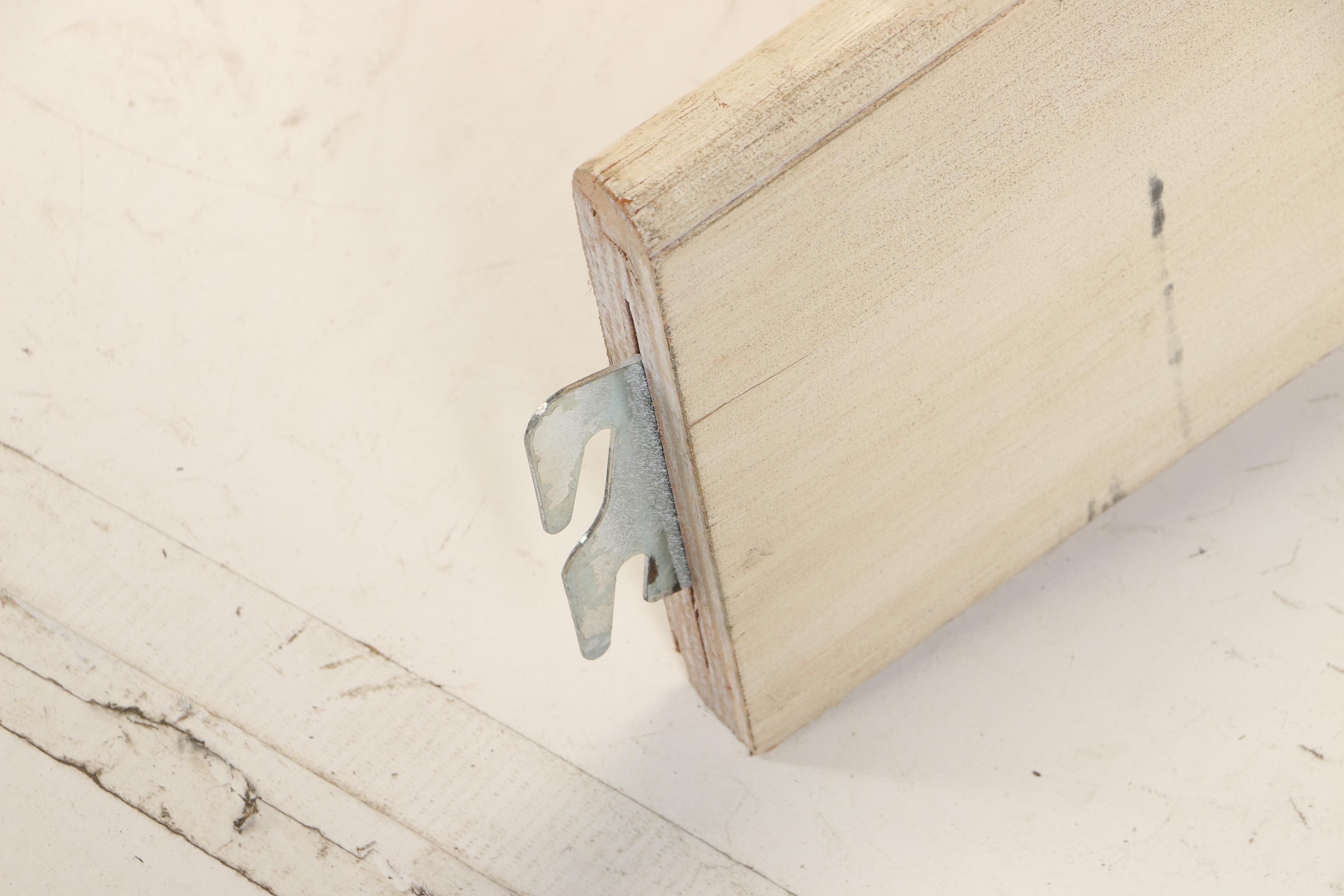 Contemporary French Provincial Style Cream-Painted King Size Bed Frame