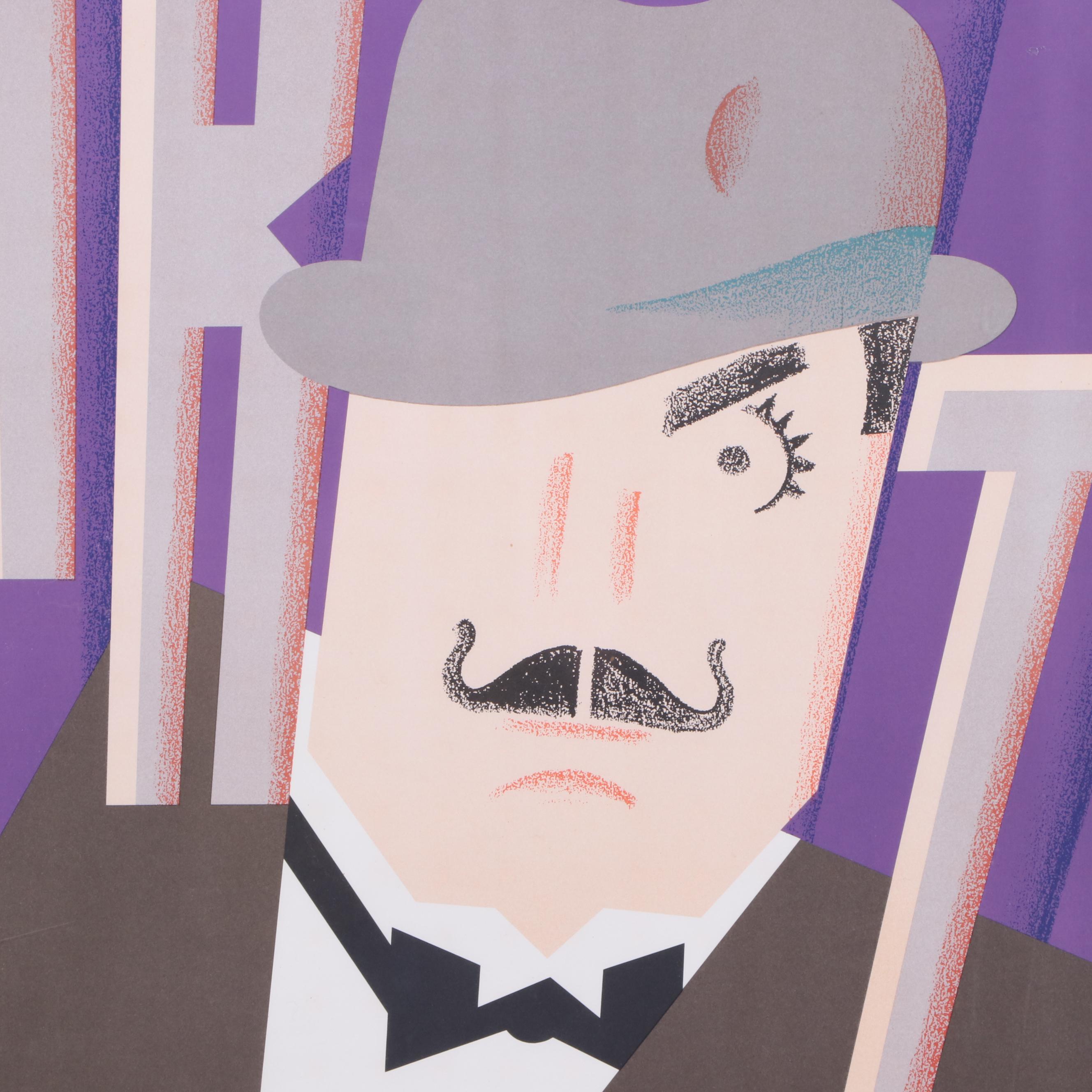 1990 PBS Mystery! "Agatha Christie's Poirot" Advertisement Poster