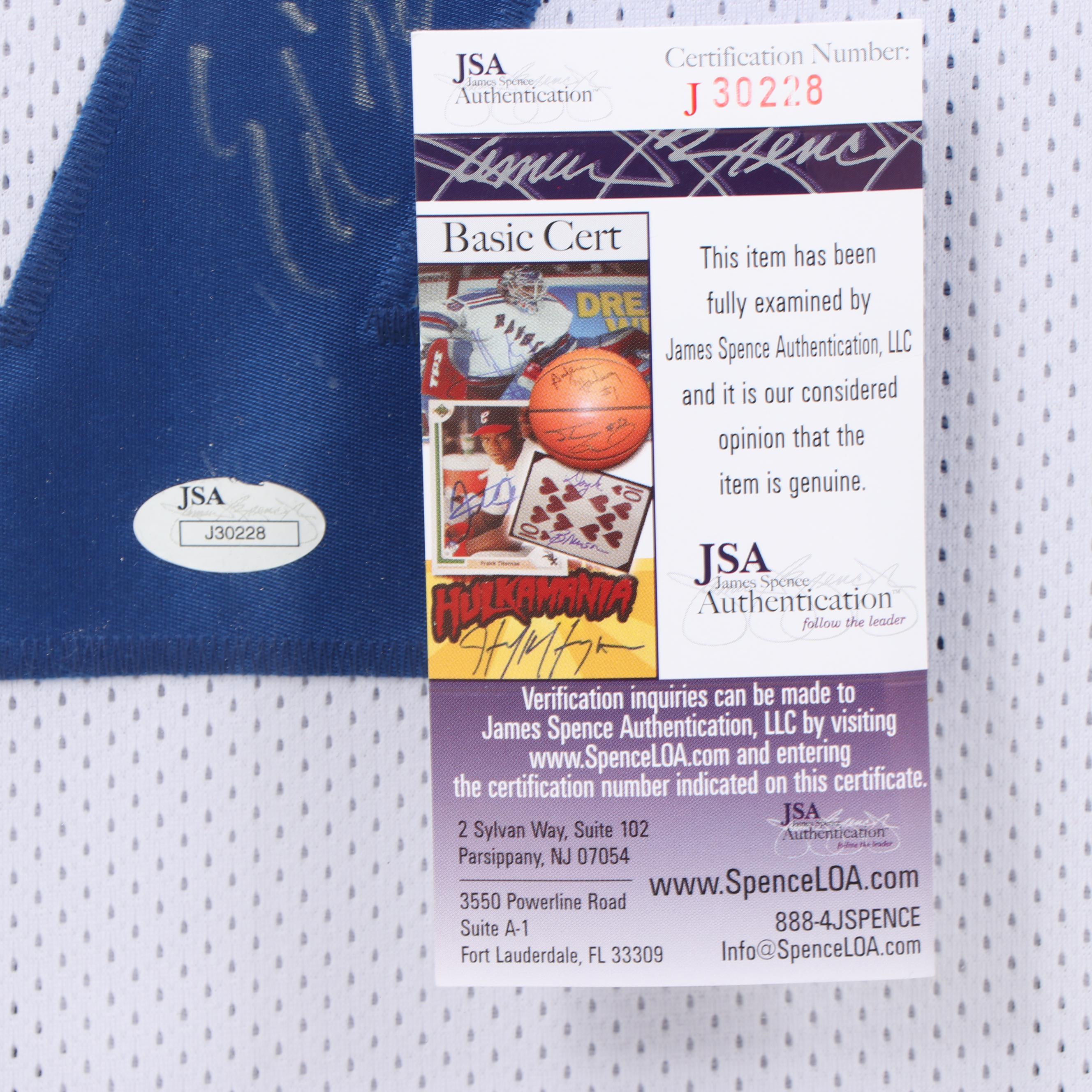 Framed Ed "Too Tall" Jones Autographed Dallas Cowboys Jersey - JSA COA