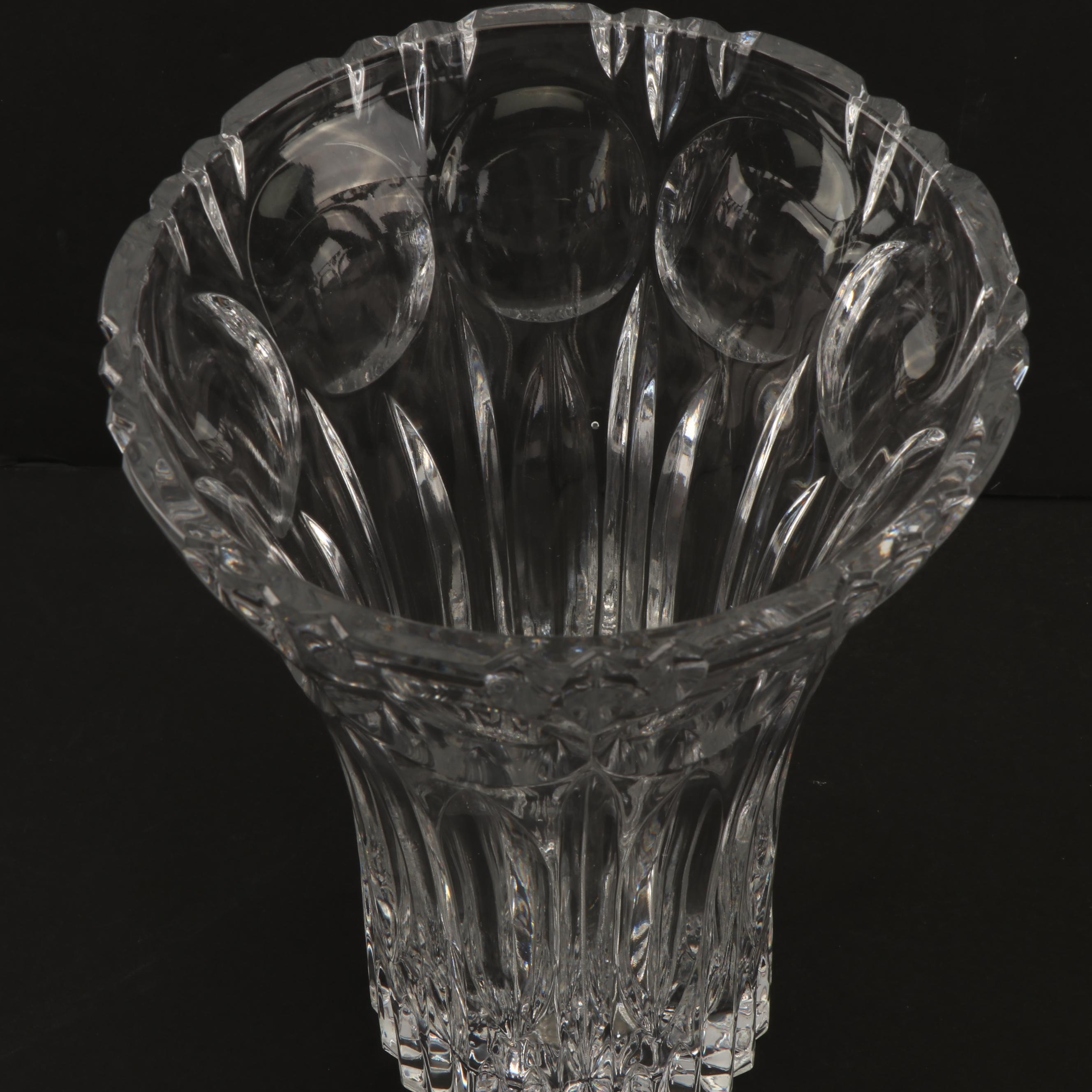 Rogaska Crystal Bowl, Waterford Letter Opener, and a Crystal Vase