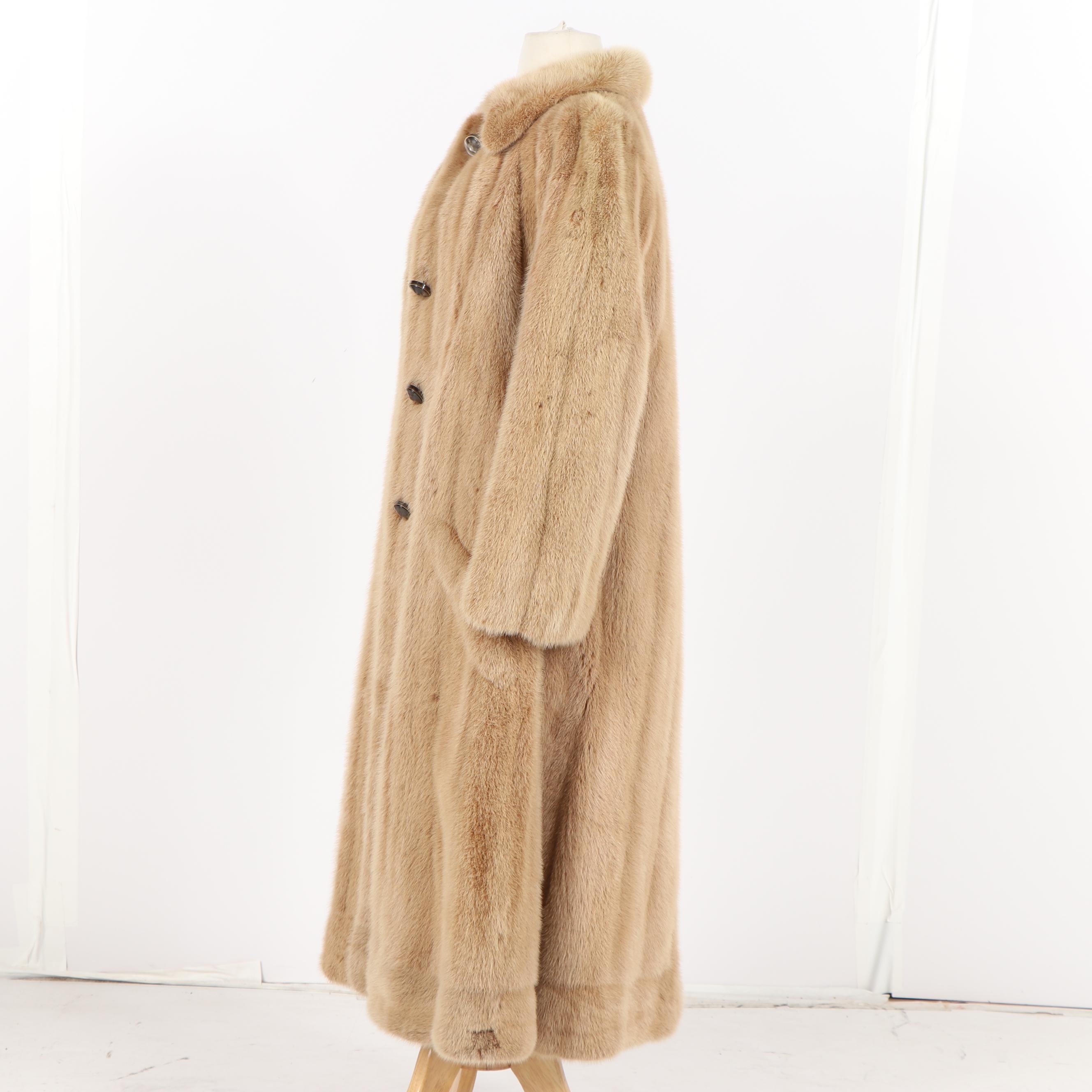 Women's Vintage Neiman Marcus Blonde Beaver Fur Coat