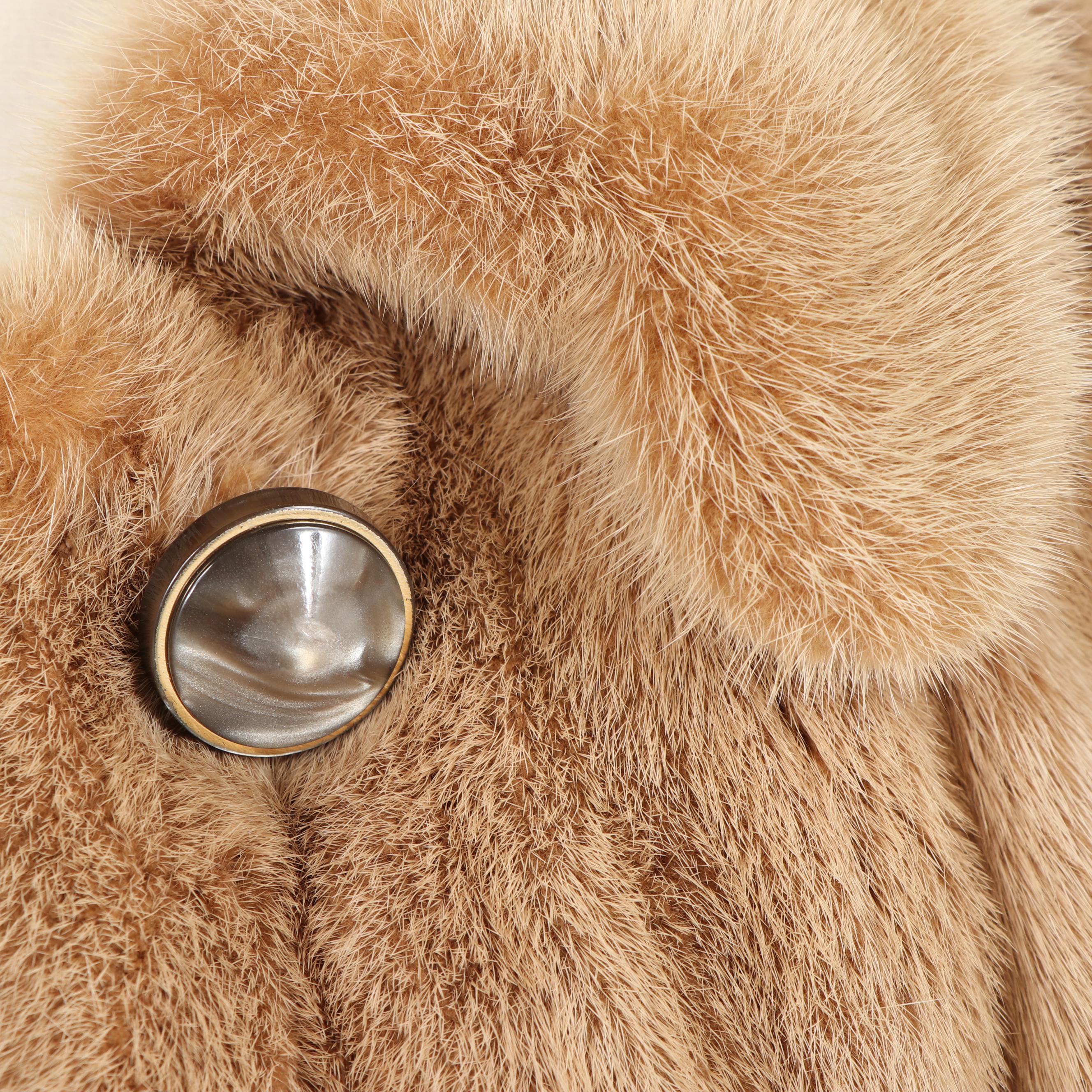 Women's Vintage Neiman Marcus Blonde Beaver Fur Coat