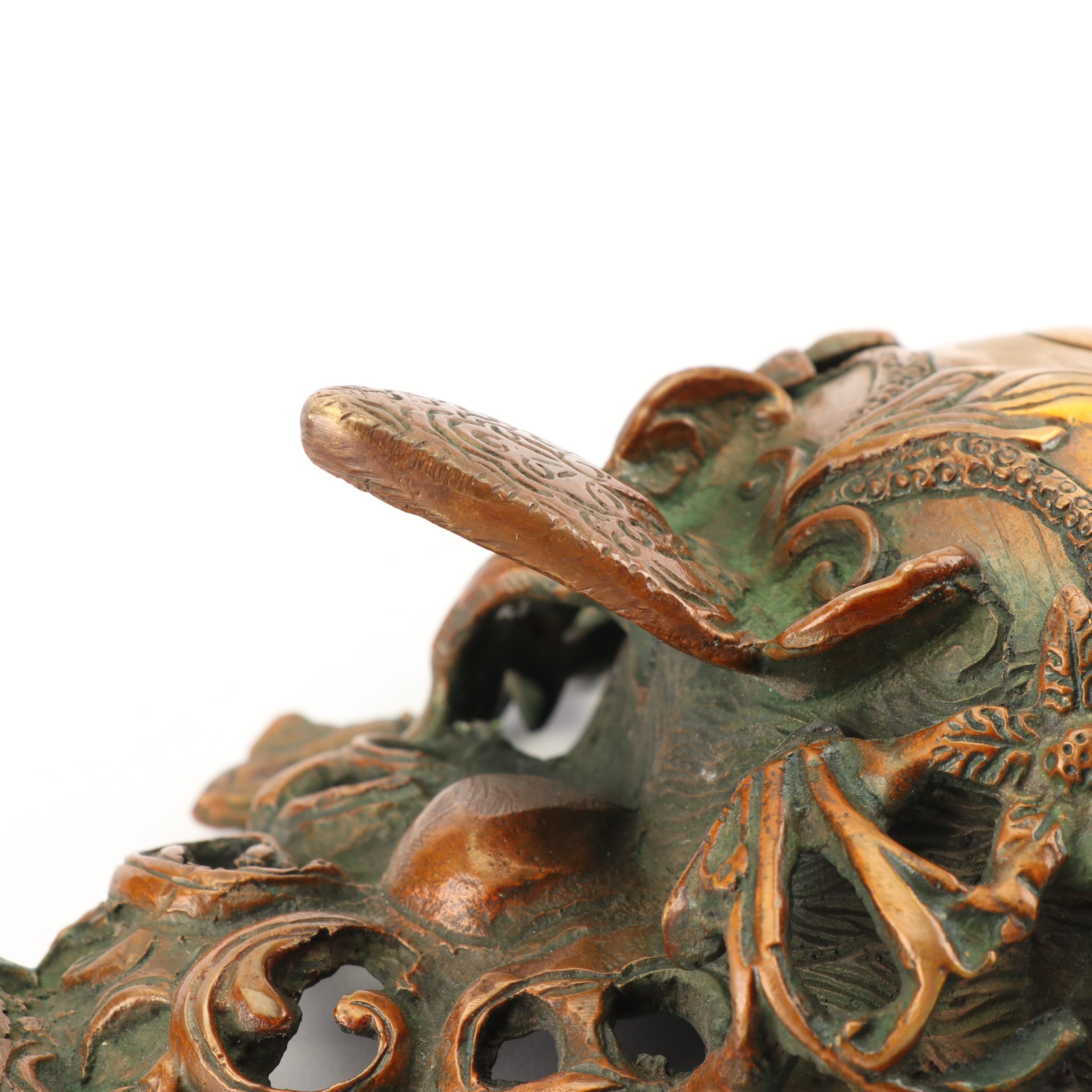 Cast Metal Tārā Buddha Wall Hanging