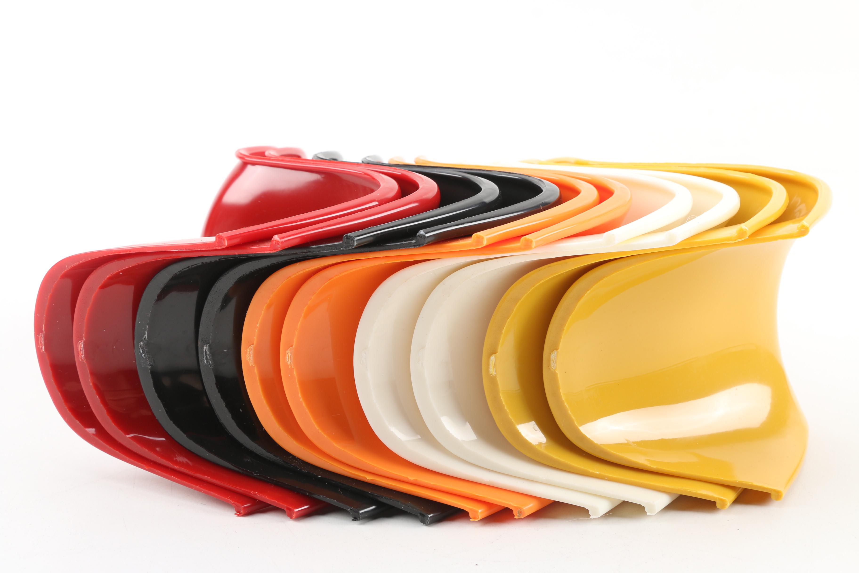 Miniature Danish Modern Verner Panton Plastic Stacking Chairs