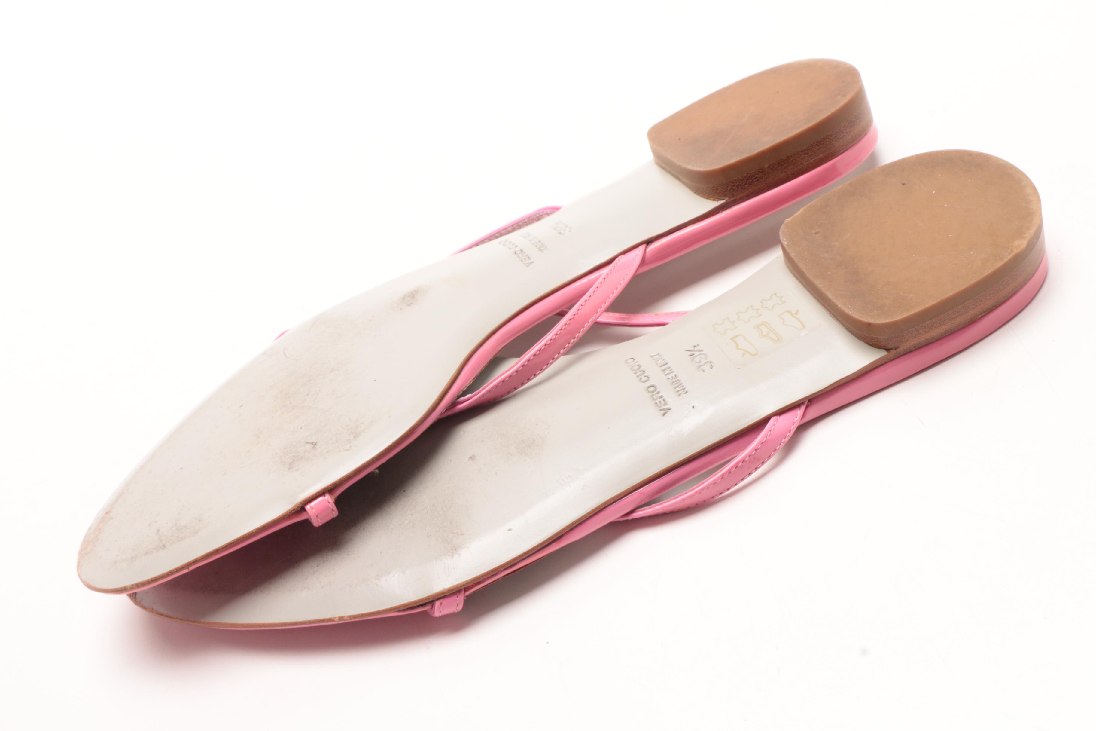 Dolce & Gabbana Sandals and Prada Kitten Heeled Slides