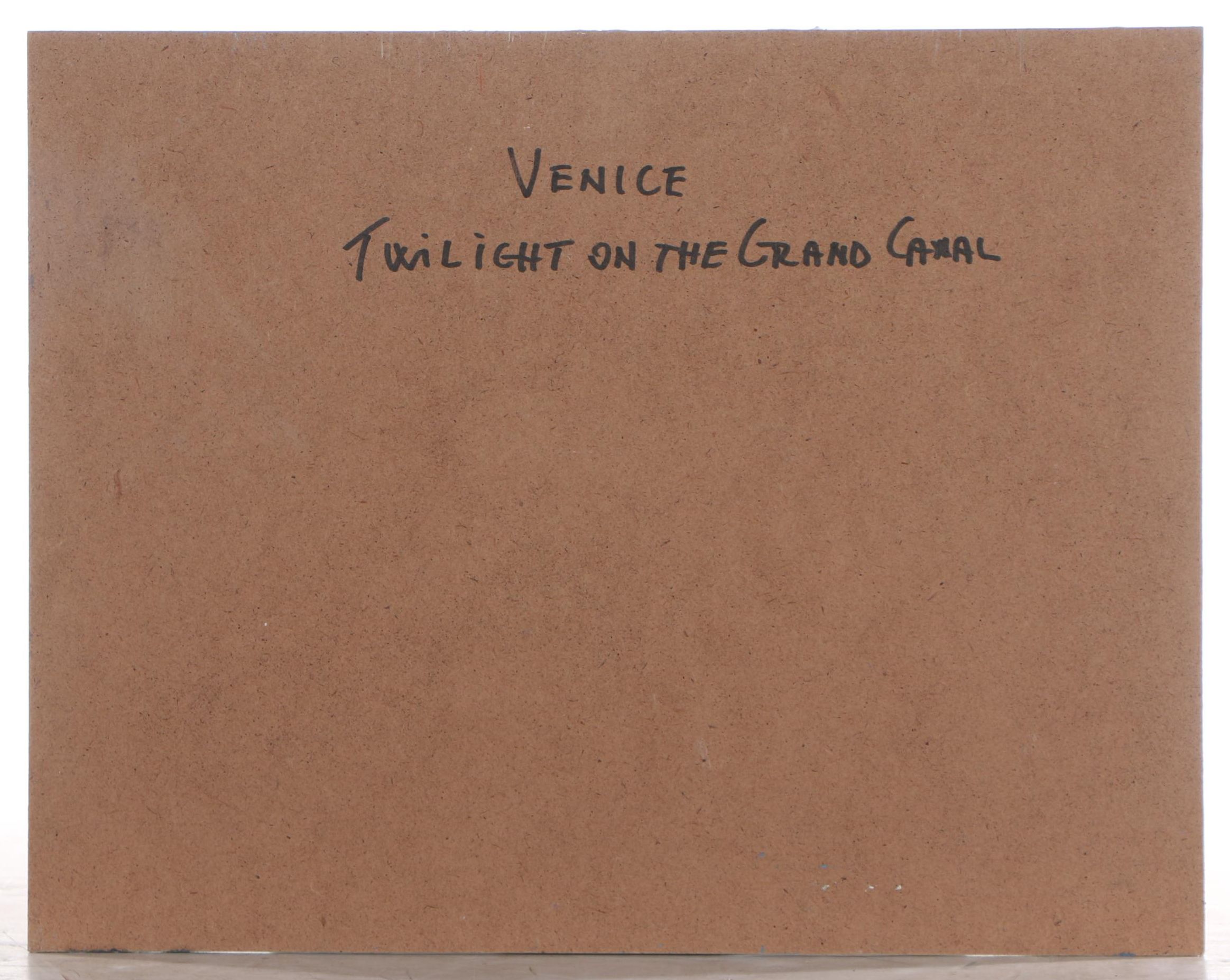 Nino Pippa Oil Painting "Venice - Twilight on the Grand Canal"