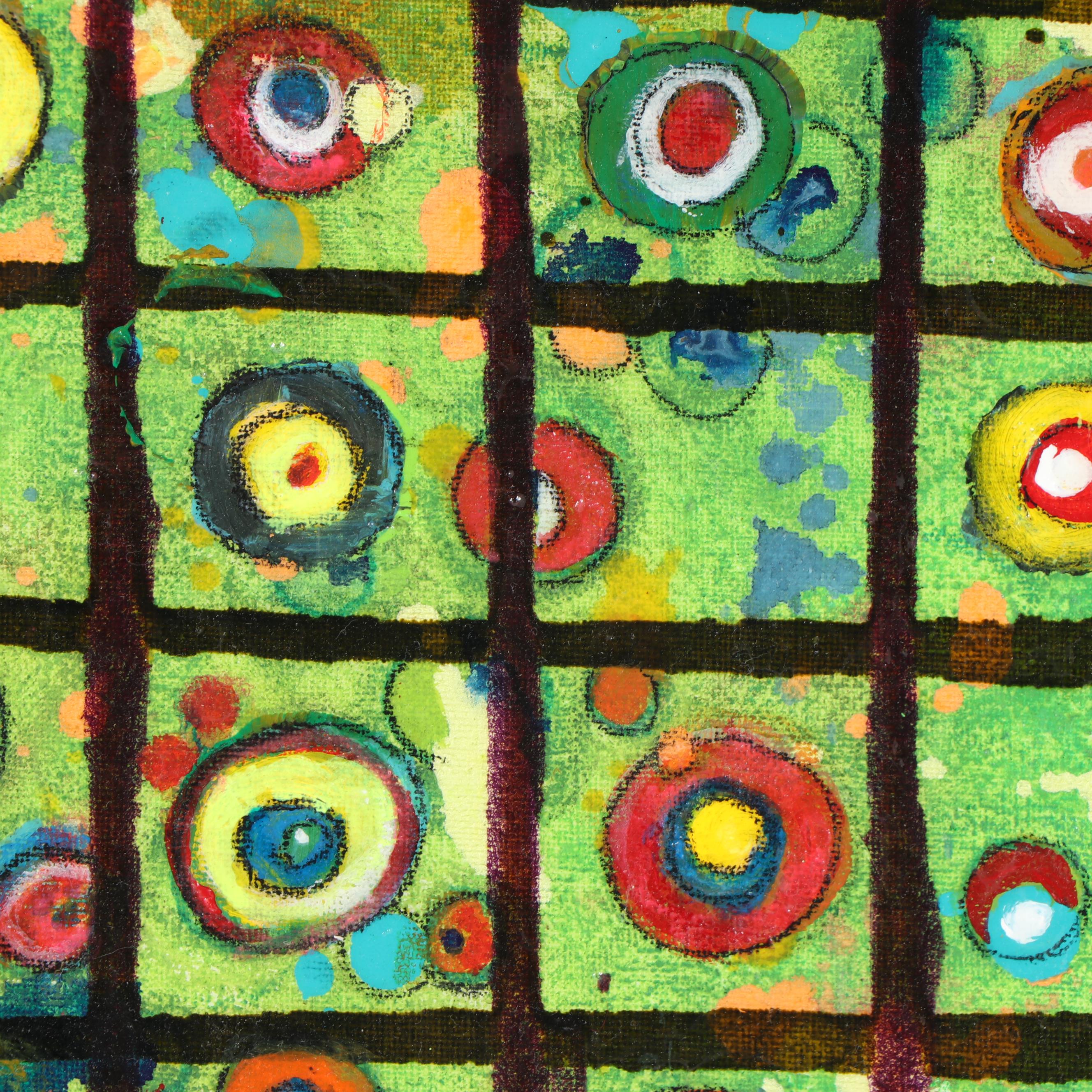 Rach Contemporary Geometric Acrylic Painting