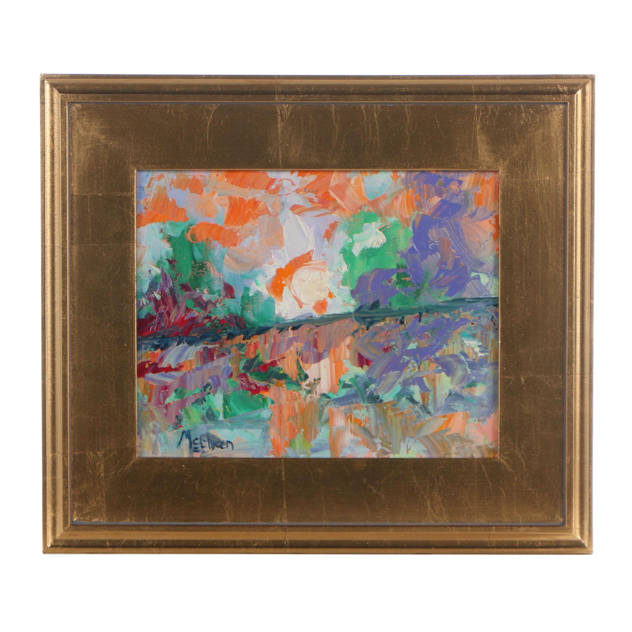 Claire McElveen Oil Painting "Orange Morning Light"