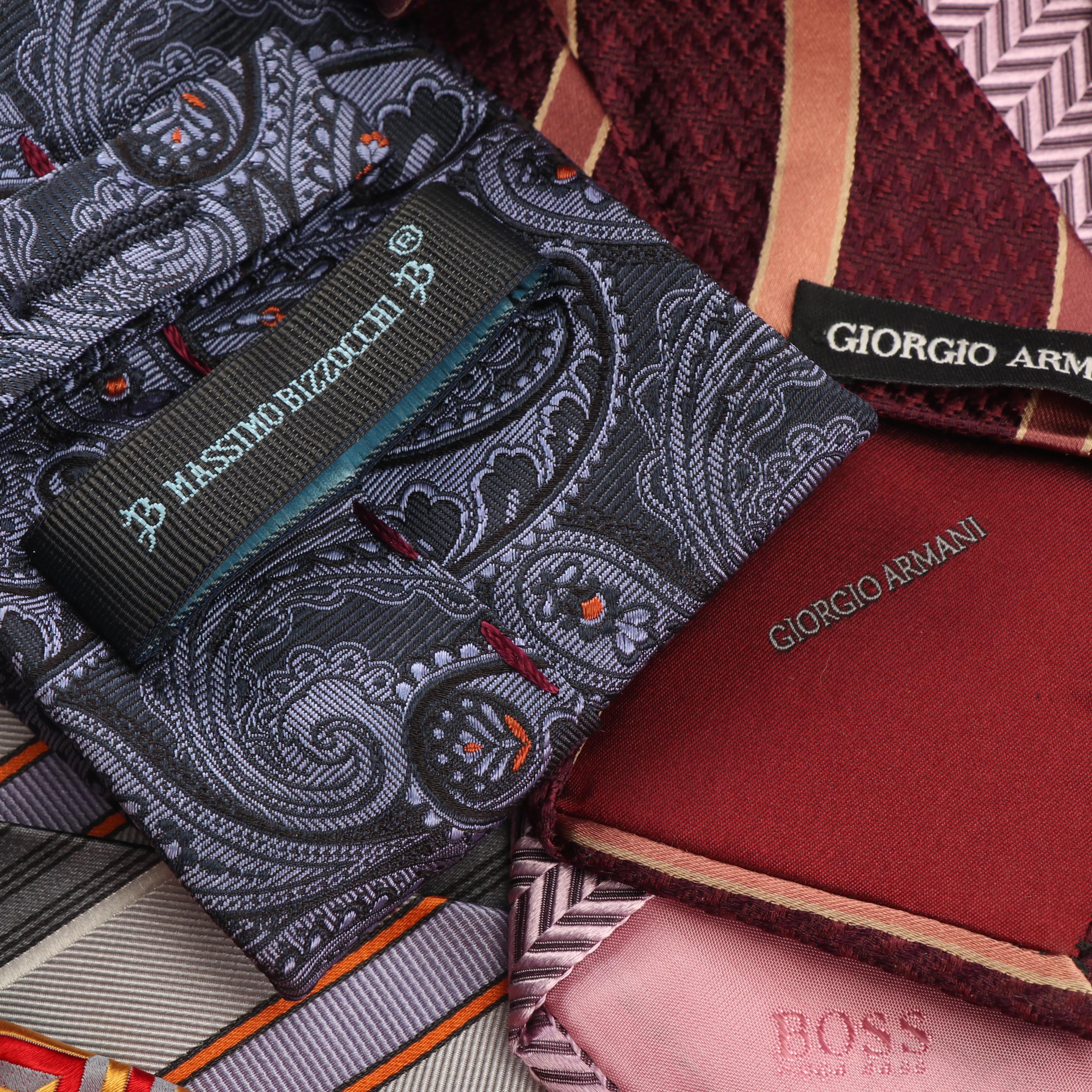 Designer Neckties including Paul Smith, Ermenegildo Zegna and Canali