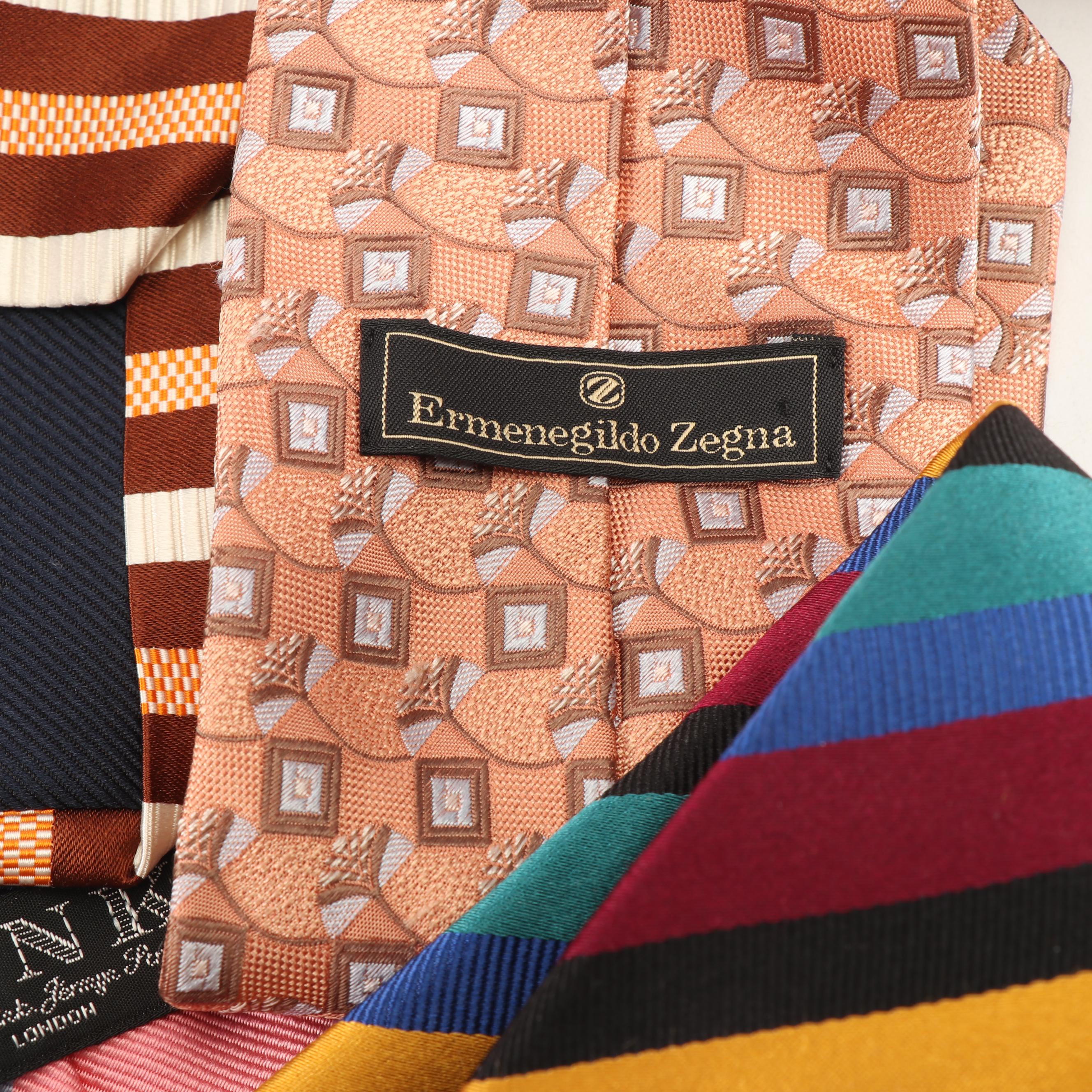 Designer Neckties including Paul Smith, Ermenegildo Zegna and Canali