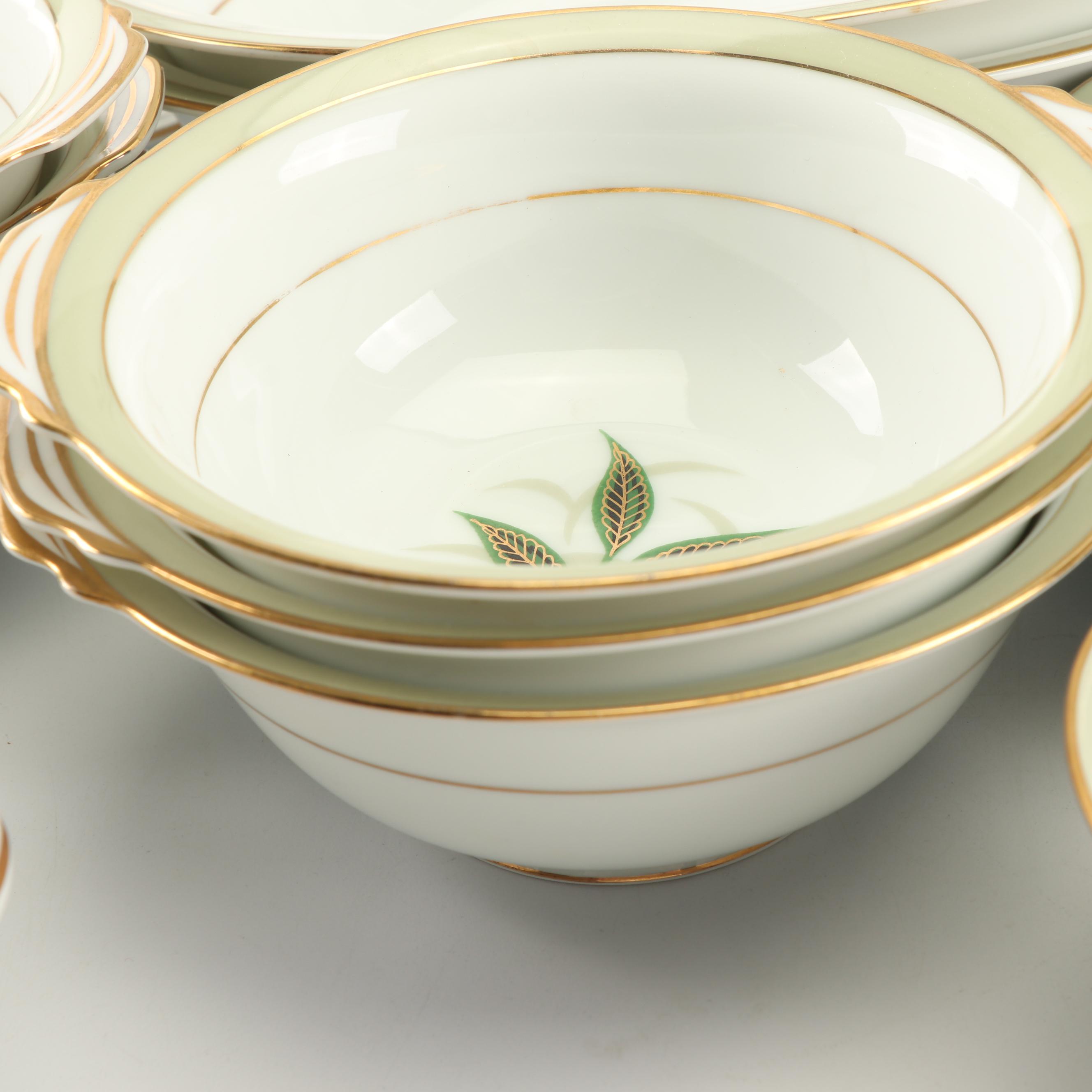 Noritake "Greenbay" Porcelain Dinnerware, 1953-60