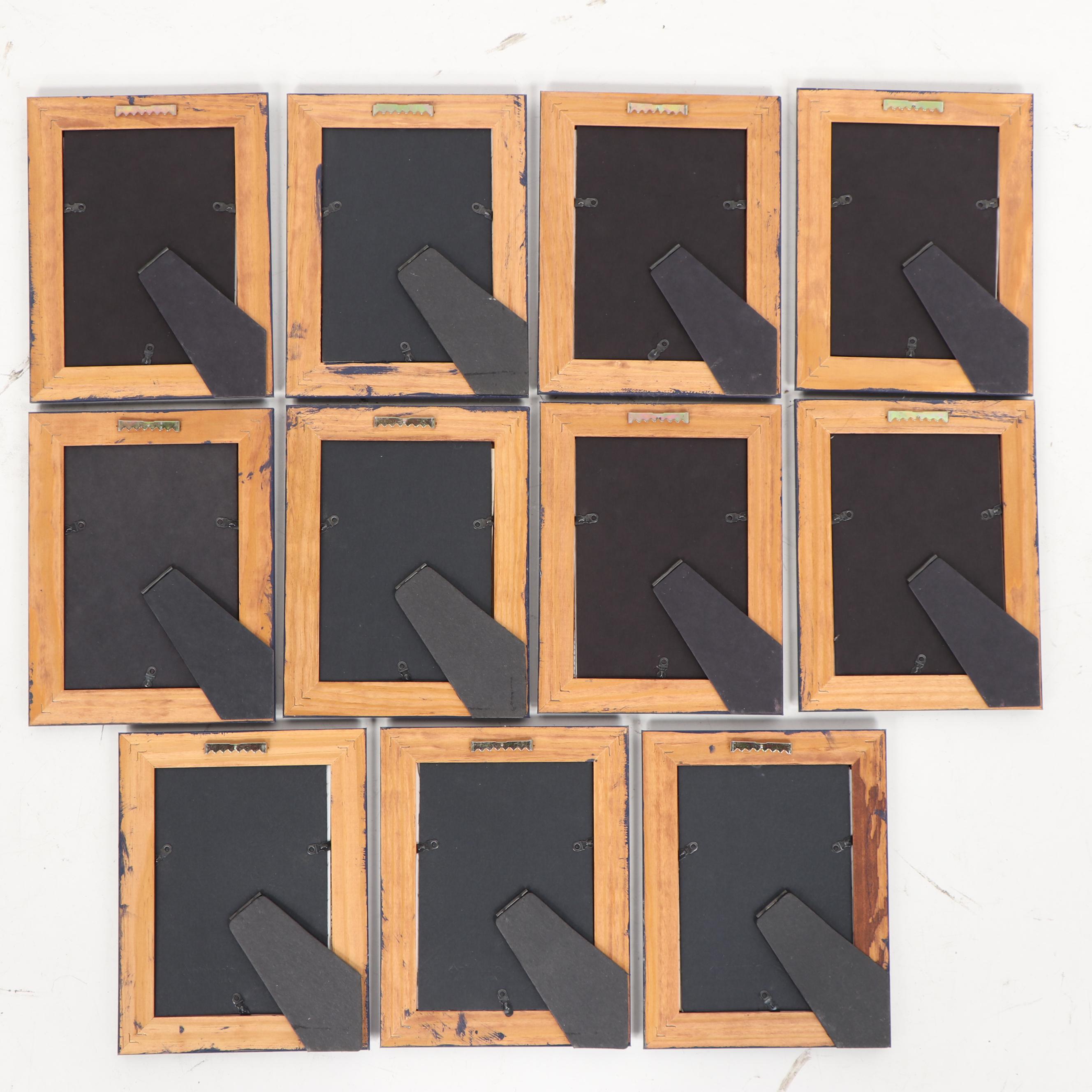 Framed Dallas Cowboys Cheerleaders and Players Photographs