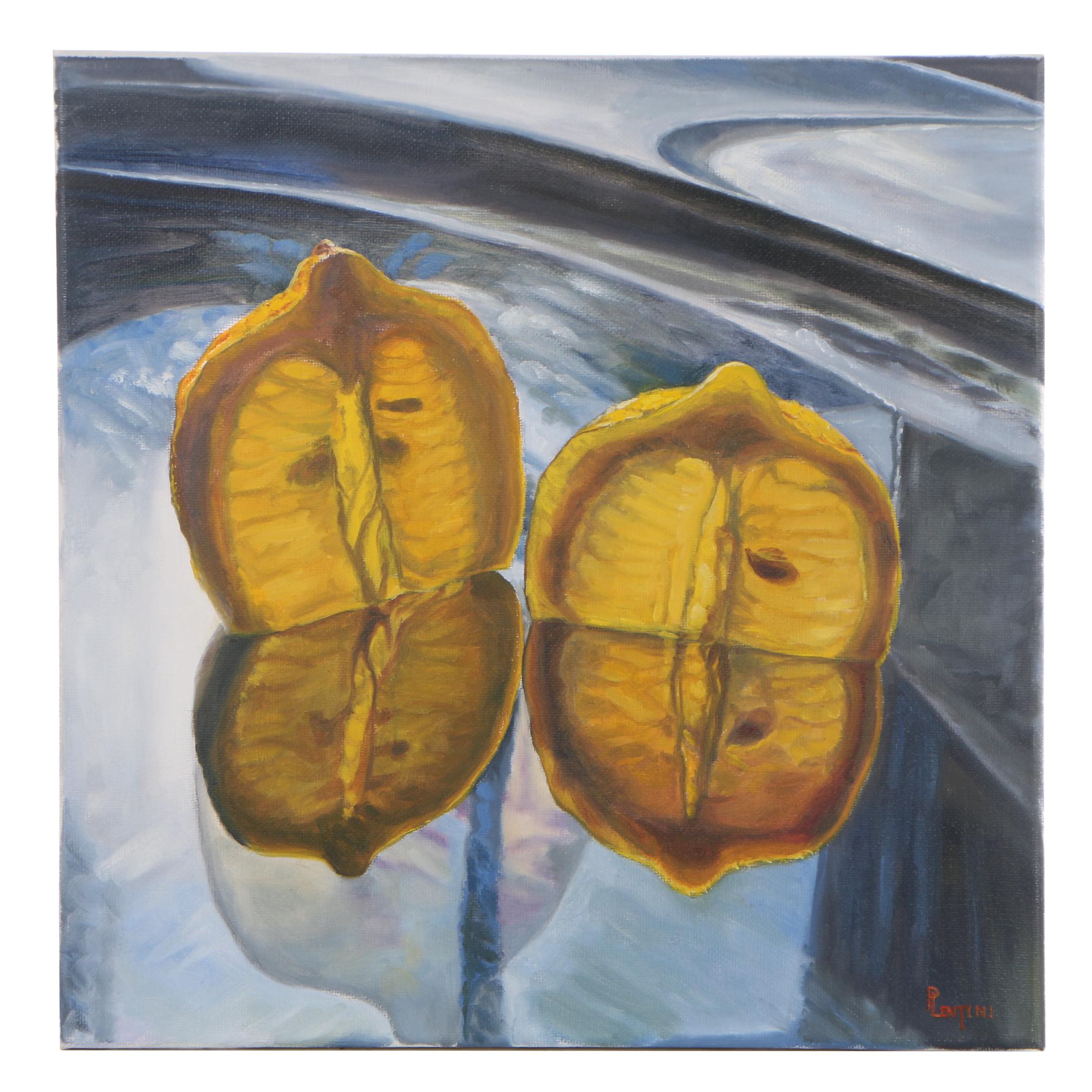 Peter Lentini Still Life Oil Painting "Pips"