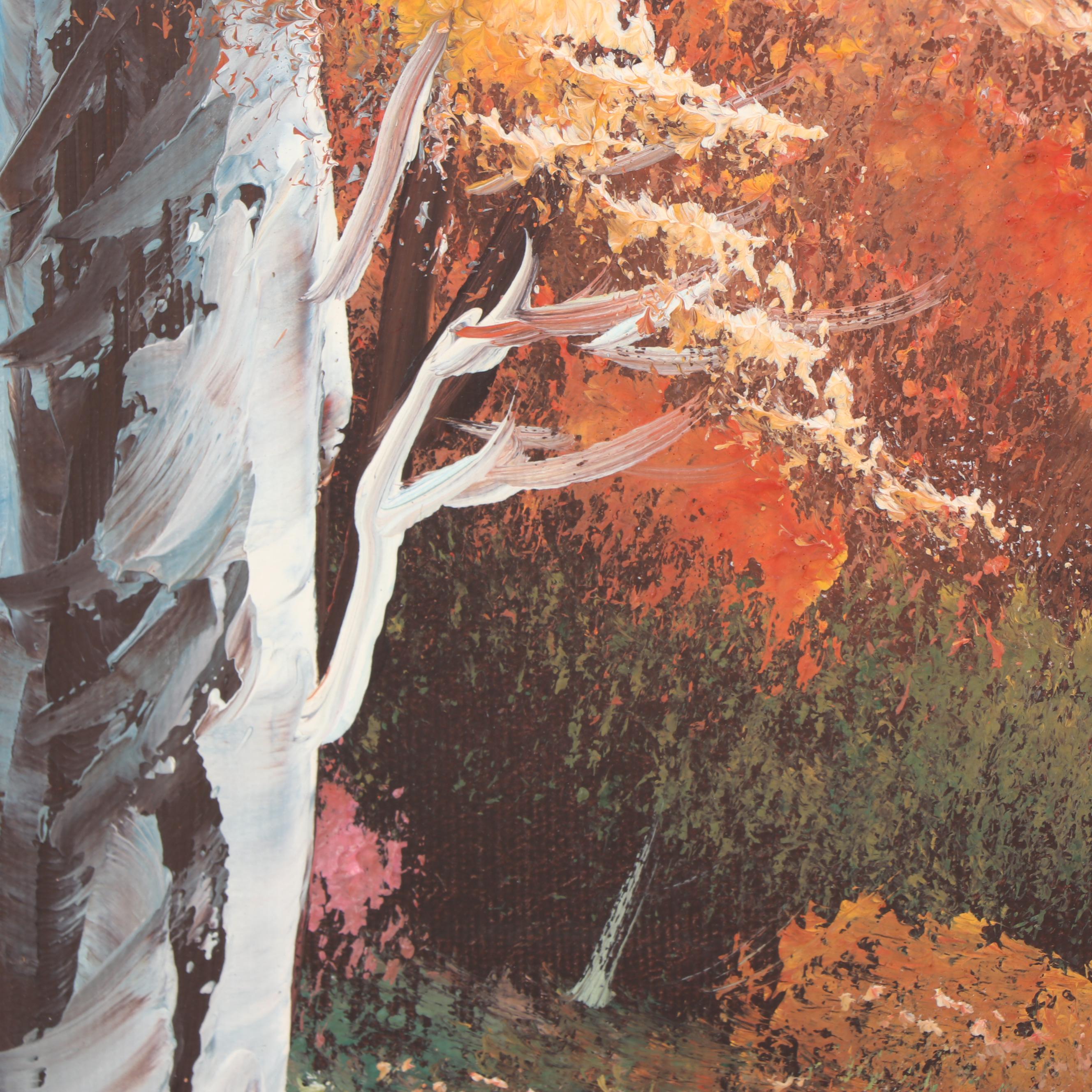 M. Harry Landscape Oil Painting